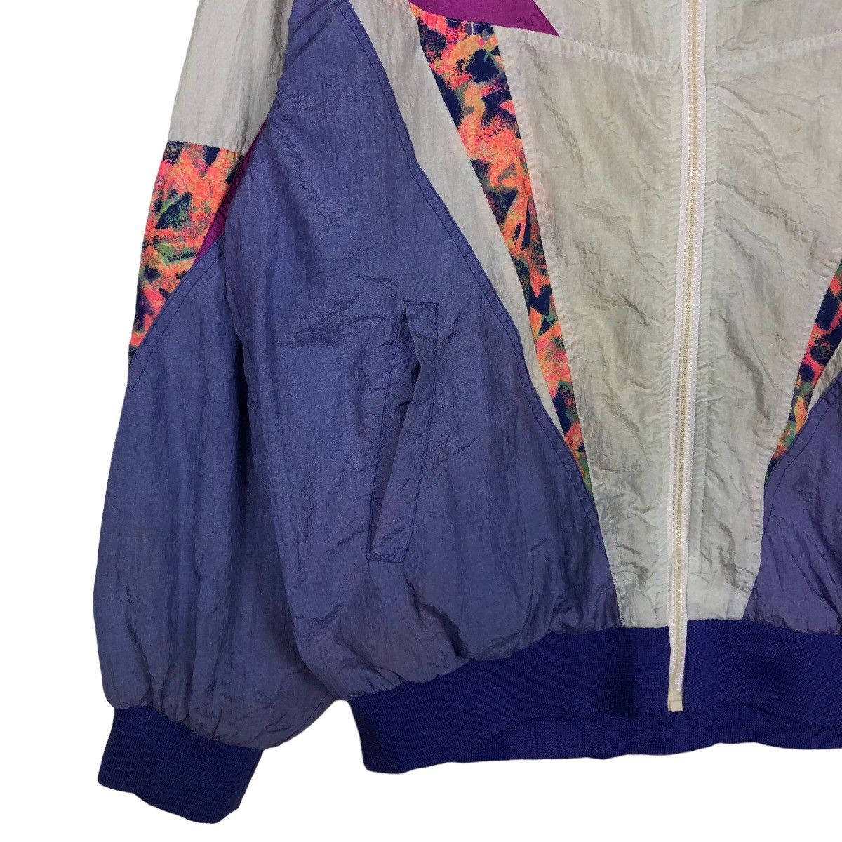 Japanese Brand 🔥90’s Vtg Bomber Jacket Nylon Star Flex Sports Big Logo Size US L / EU 52-54 / 3 - 4 Thumbnail