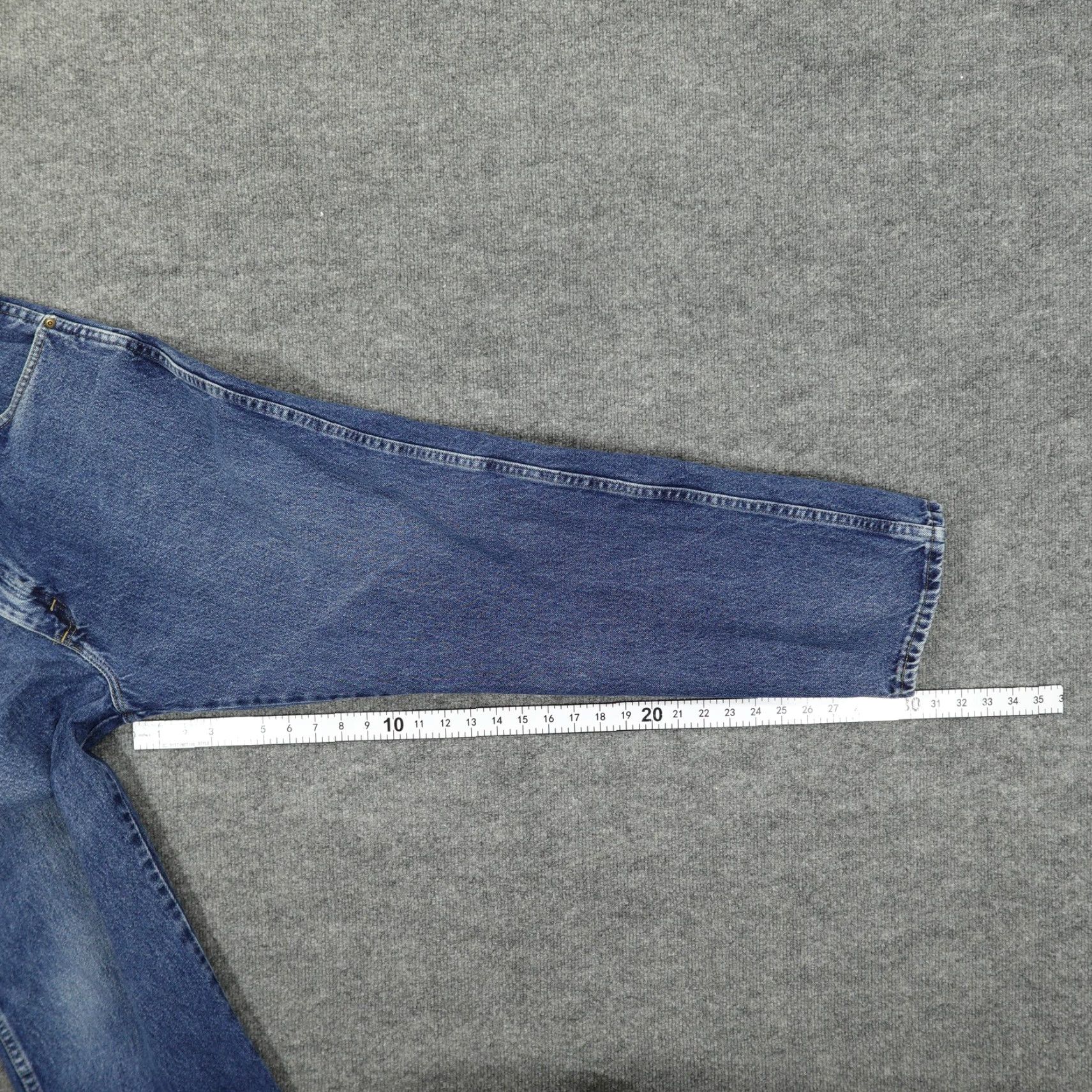 Wrangler Wrangler Jeans Mens 40x30 Blue Regular Fit Straight Leg Denim Medium Wash Size US 40 / EU 56 - 5 Thumbnail