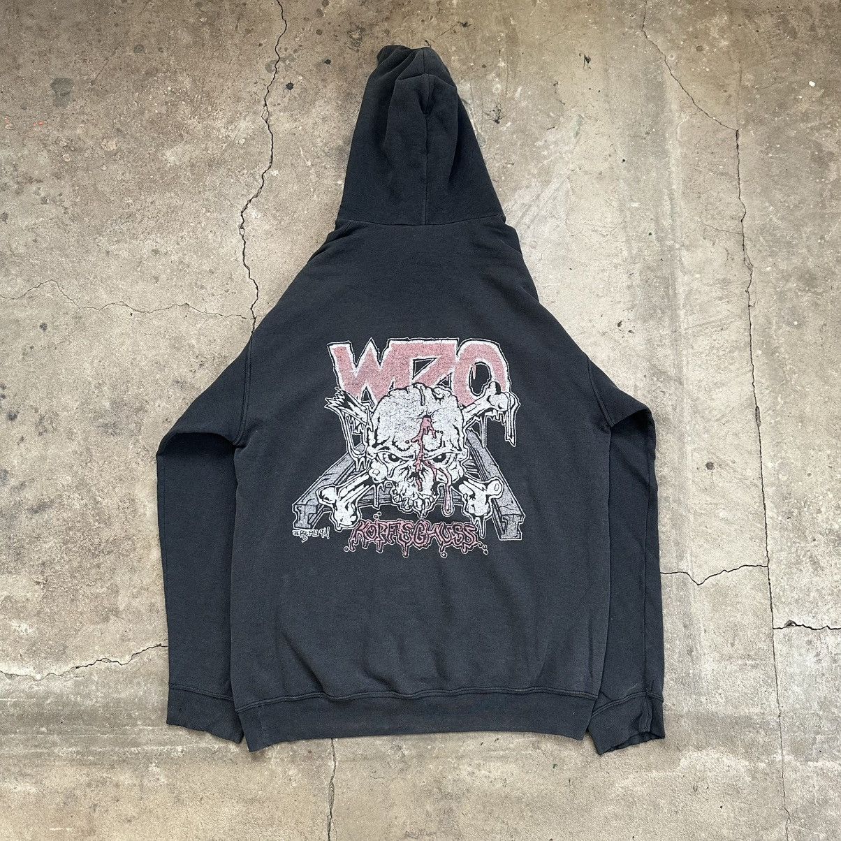 Band Tees Vintage 1994s WIZO Band PUNK TOUR Hoodie Tshirt Size US XL / EU 56 / 4 - 7 Thumbnail