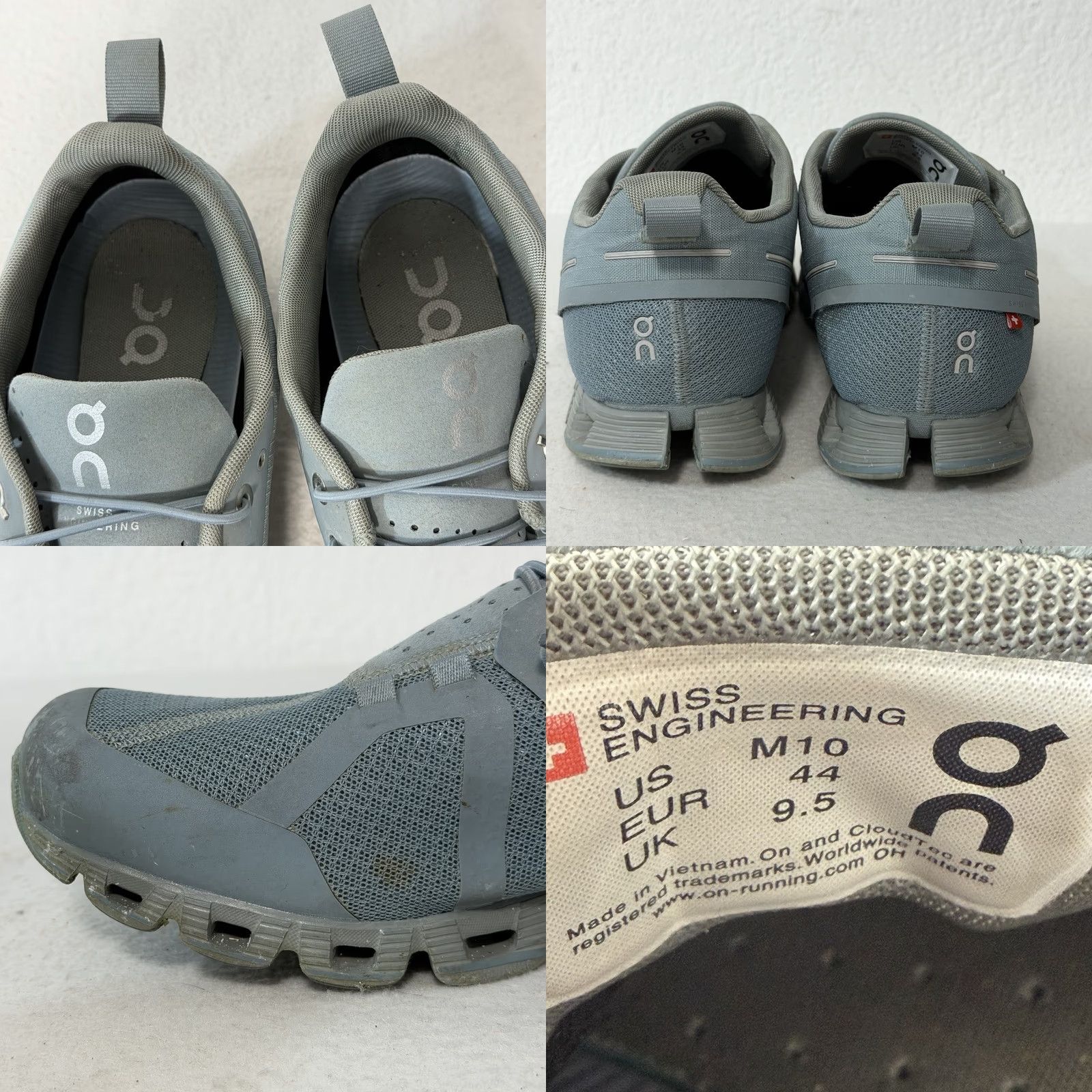 Vintage On Cloud 5 Waterproof Men's Sneakers Green Size US 10 UK 9.5 EU 44 Sports Shoes Cloud 5 Waterproof On Mens Sneaker Green 10 US 44 EU 9.5 UK 9.5 Size US 10 / EU 43 - 8 Thumbnail