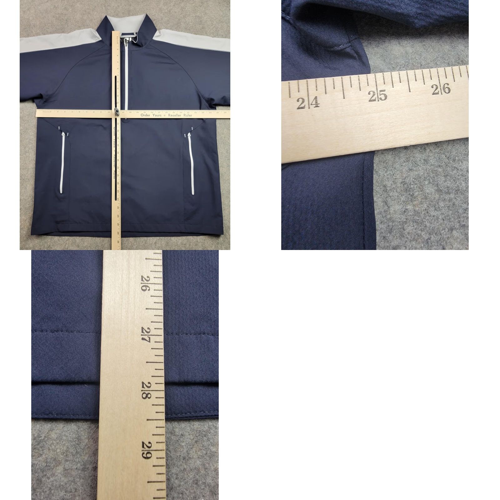 Footjoy FootJoy Jacket Mens Large Blue Half Zip Golf Windbreaker FJ Fleece Pullover Size US L / EU 52-54 / 3 - 9 Thumbnail