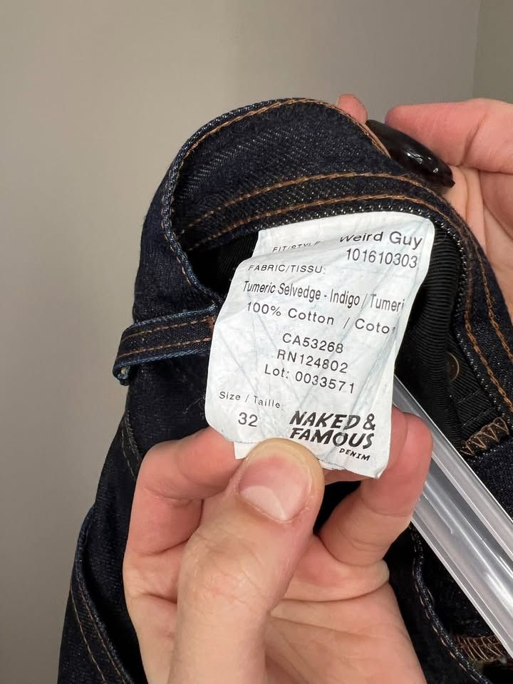 Naked & Famous Naked & Famous Selvage Denim Jeans Size US 32 / EU 48 - 3 Thumbnail