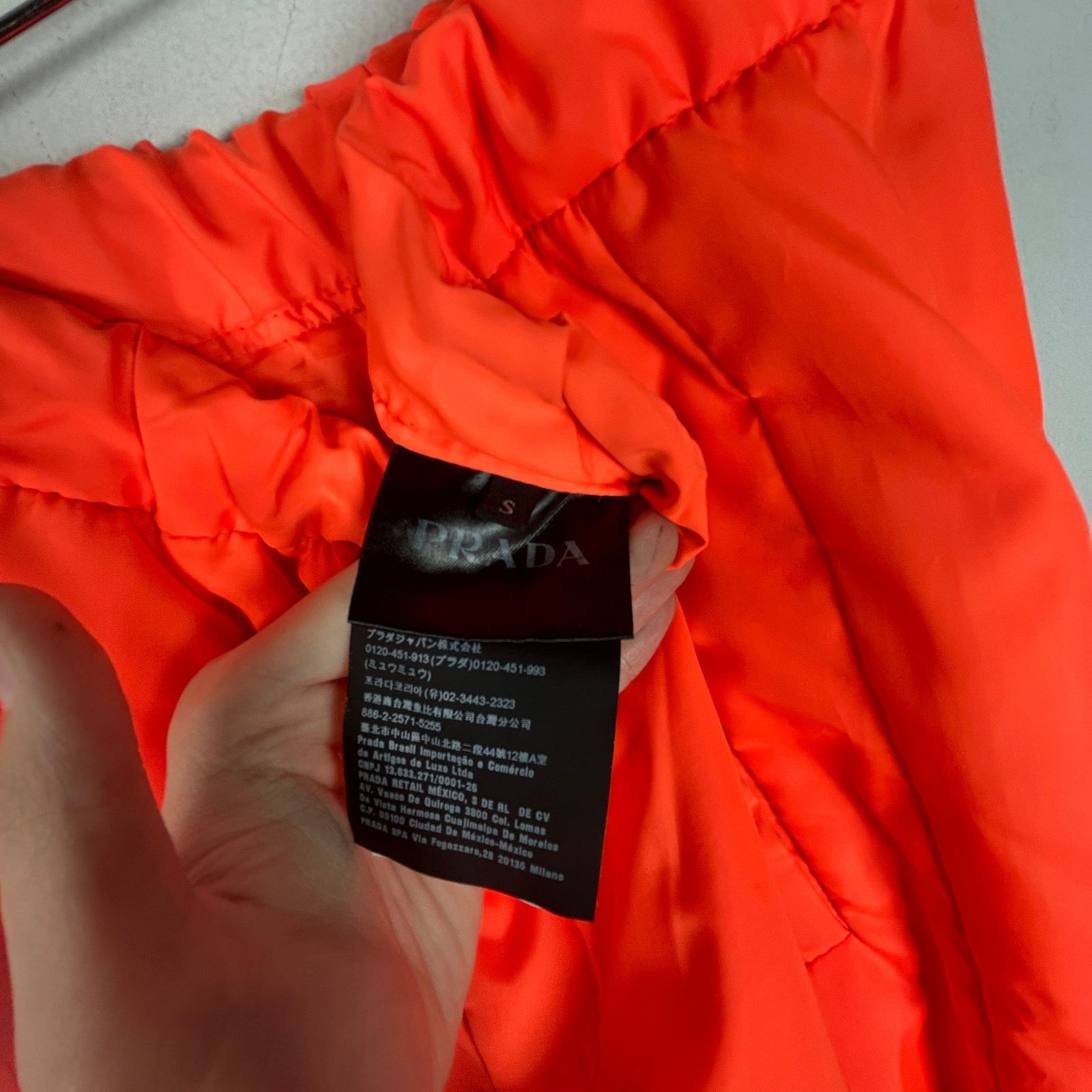 Prada Prada Orange Nylon Sweatpant Size S Size US 29 - 3 Thumbnail