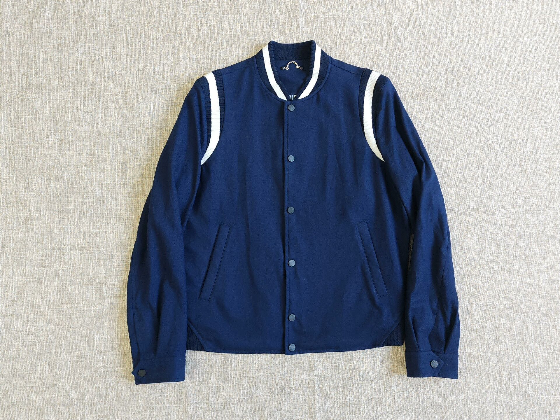Louis Vuitton Louis Vuitton Men's Blue Wool Jacket Size US L / EU 52-54 / 3 - 1 Thumbnail