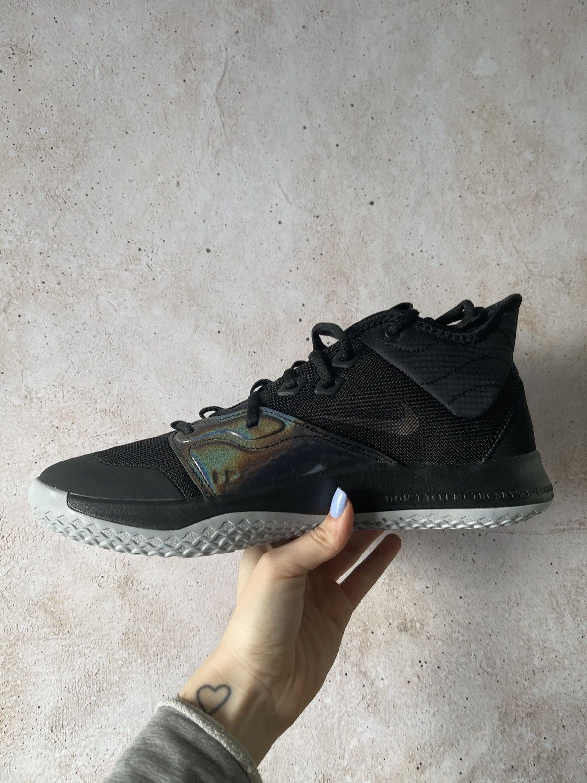 Nike Basketball Sneakers Nike PG 3 Black Iridescent paul george Size US 10.5 / EU 43-44 - 2 Thumbnail