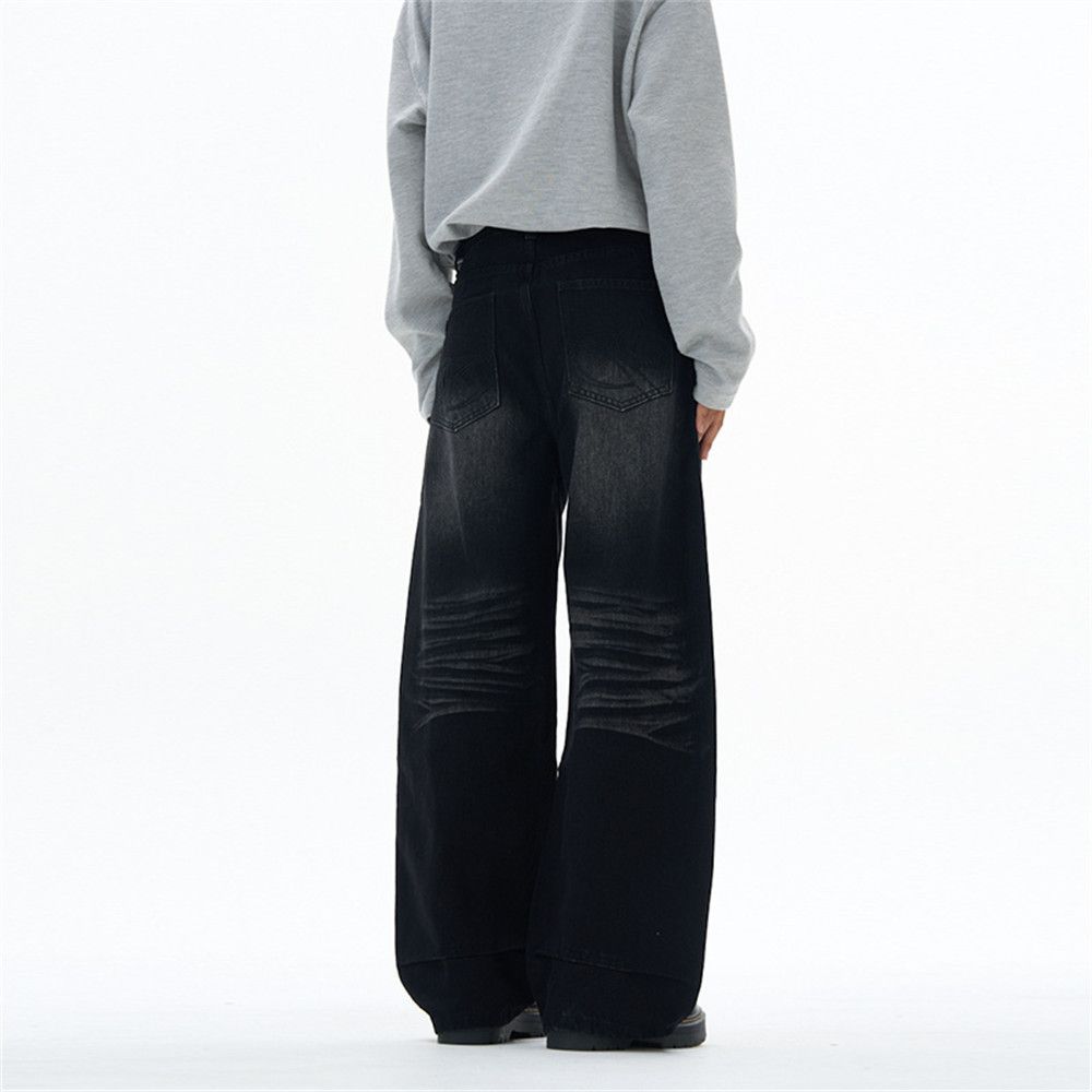 Japanese Brand American high street hip-hop trend washed scimitar jeans Size US 32 / EU 48 - 3 Thumbnail