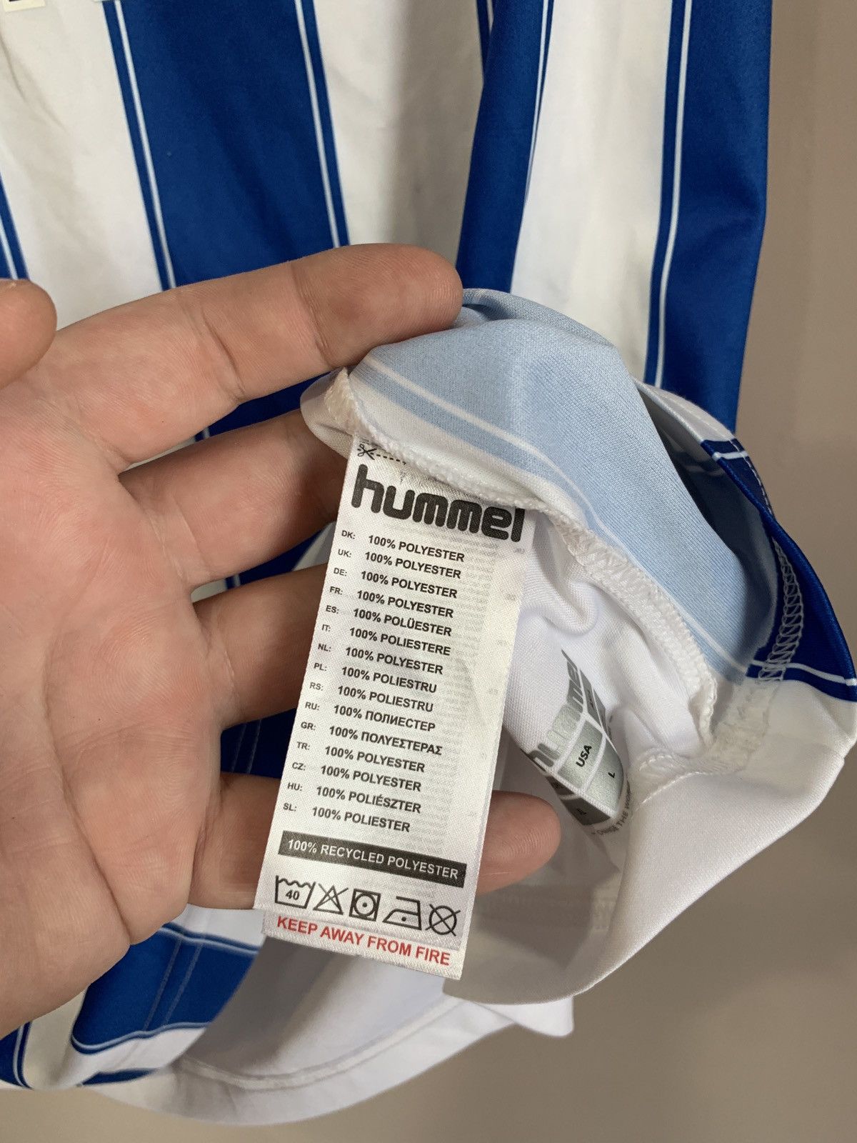 Hummel Kilmarnock Home Football Shirt Hummel Soccer Jersey Size L Size US L / EU 52-54 / 3 - 10 Thumbnail