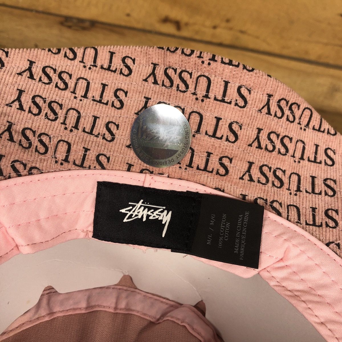 Stussy × Vintage Stussy Eva Printed Corduroy Bucket Size ONE SIZE - 3 Thumbnail
