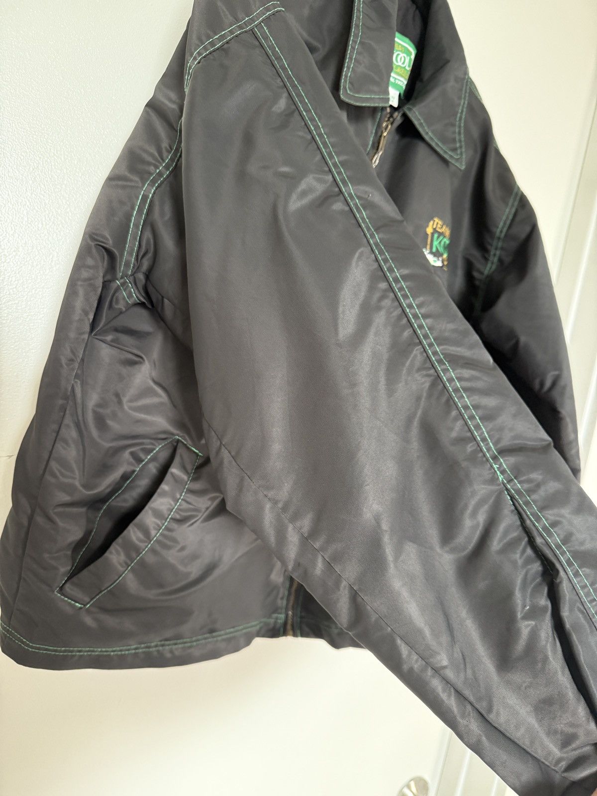 Vintage Vintage Team KOOL Green Racing Zip-Up Jacket Size US L / EU 52-54 / 3 - 11 Thumbnail