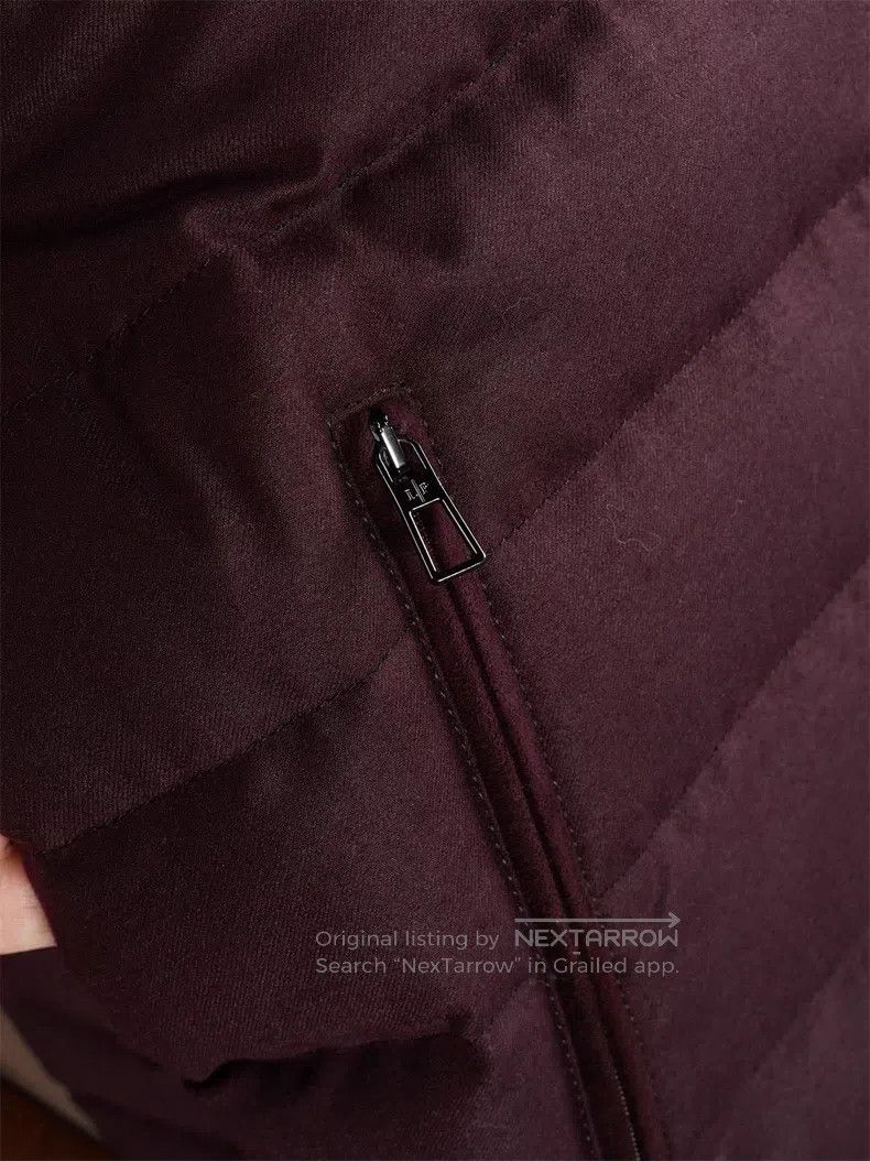 Loro Piana Loro Piana Burgundy Light-Proof Waterproof Down Jacket Size US S / EU 44-46 / 1 - 6 Thumbnail