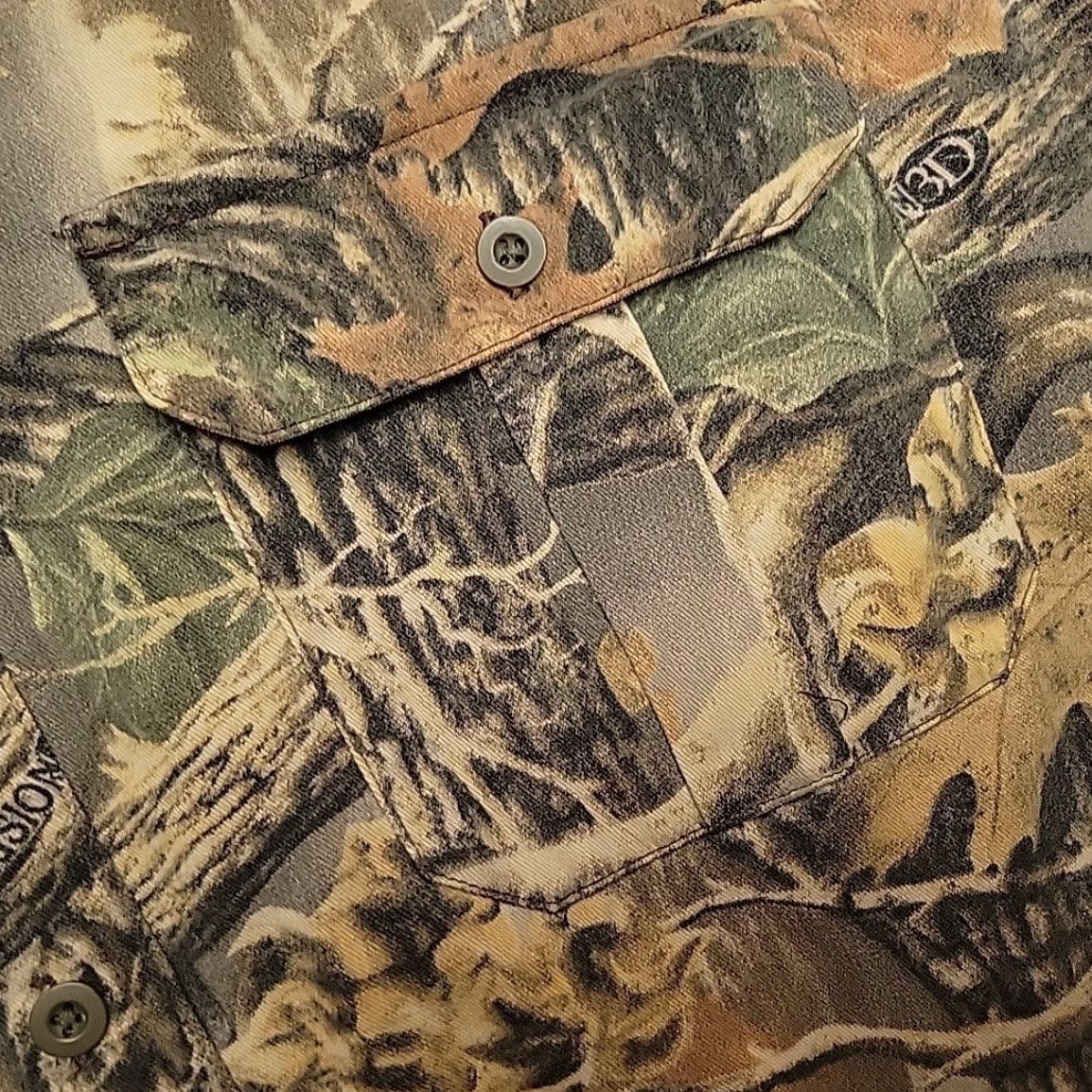 Vintage VINTAGE Cabela's Camouflage Shirt Men L Brown Twill Flannel Seclusion 3D Soft Hunt Button-Up Casual Mens Size US L / EU 52-54 / 3 - 6 Thumbnail