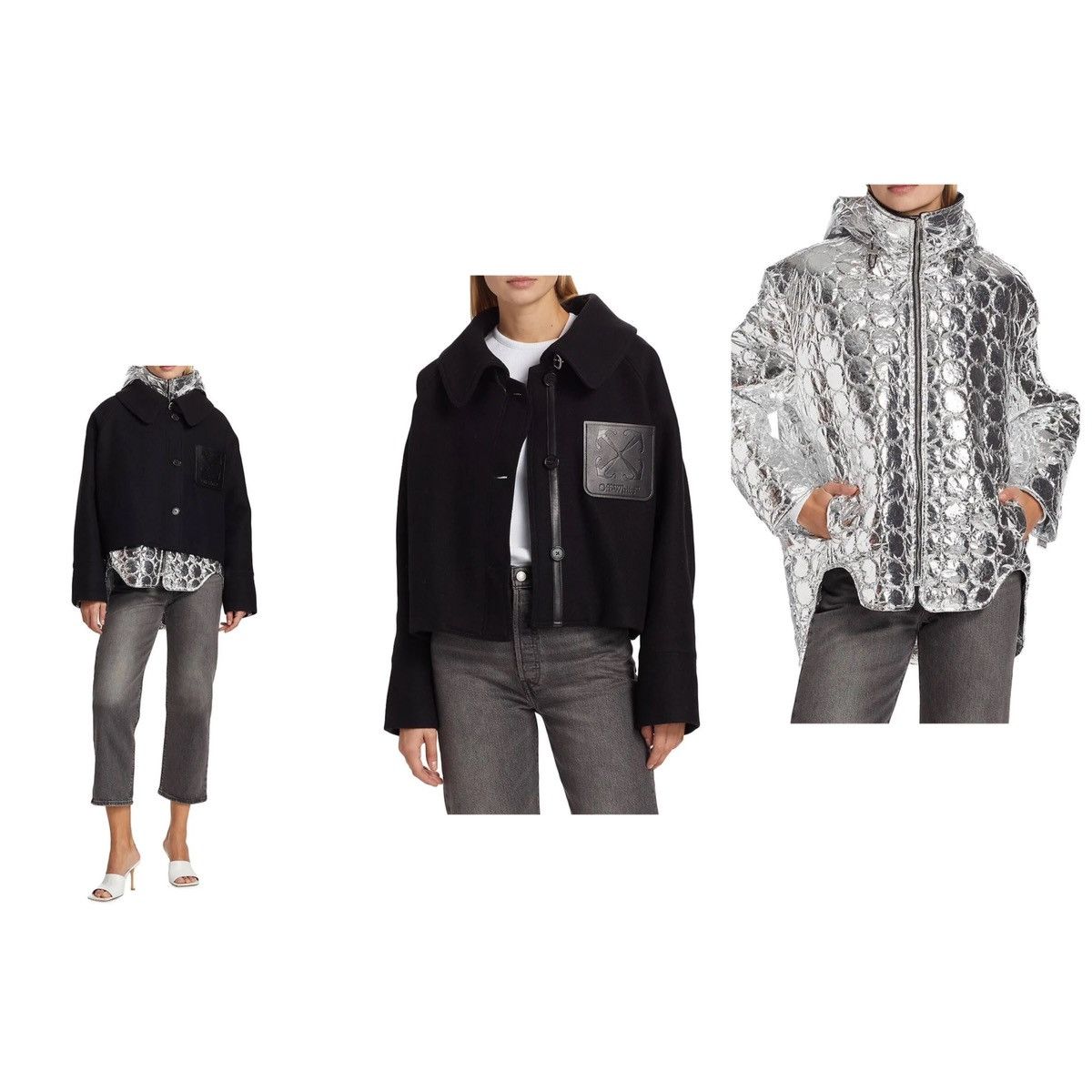 Off-White Off-White Arrows layered parka coat size 40/us size 4 Size S / US 4 / IT 40 - 3 Thumbnail