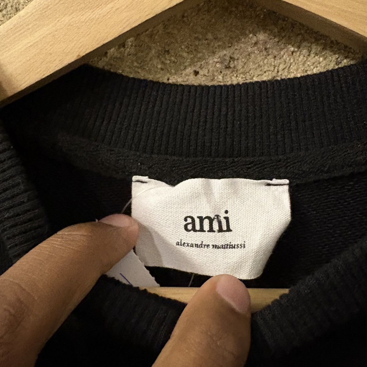 AMI Alexandre Mastiussi A Logo Ami Crewneck Size US S / EU 44-46 / 1 - 3 Thumbnail