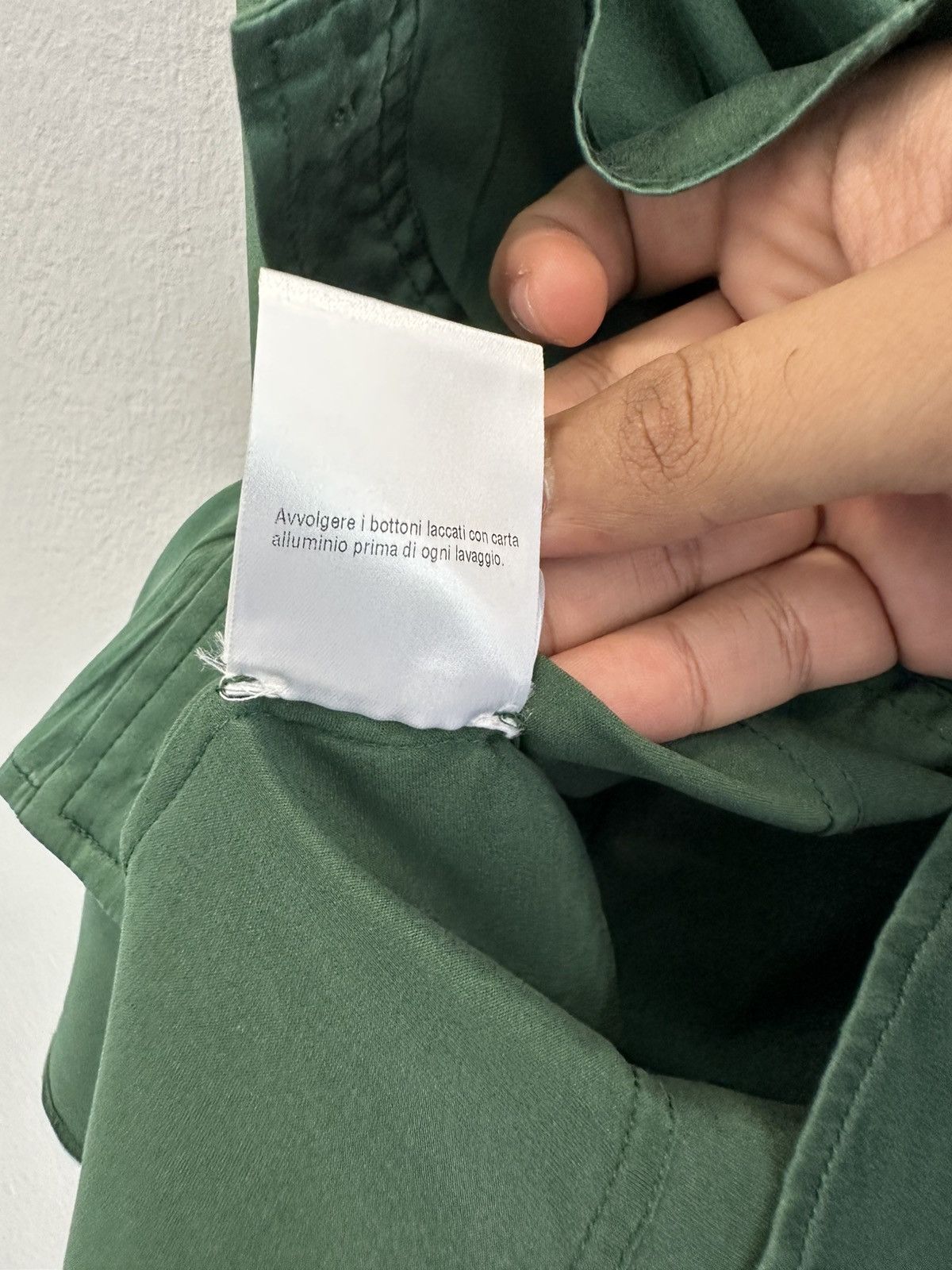 Gucci Vintage Gucci Blouse in Green Silk Size S / US 4 / IT 40 - 5 Thumbnail