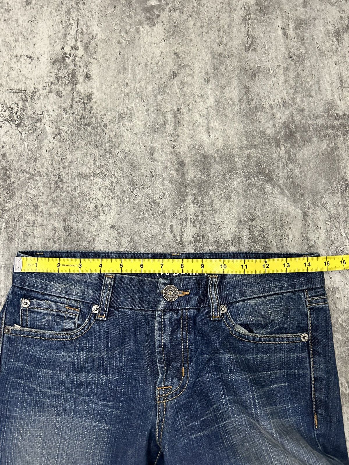 If Six Was Nine × Japanese Brand × Le Grande Bleu (L.G.B.) TBJ Denim Mud Wash Flare Pants Size US 29 - 9 Thumbnail