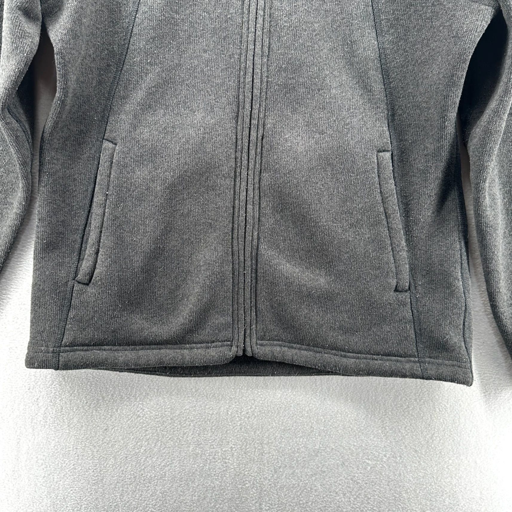 The North Face The North Face Fleece Jacket Gray Womens Size M Hooded Long Sleeve Full Zip Jacket Women M Gray The North Face Outdoor Winter Logo Basic Jacket Size M / US 6-8 / IT 42-44 - 6 Thumbnail
