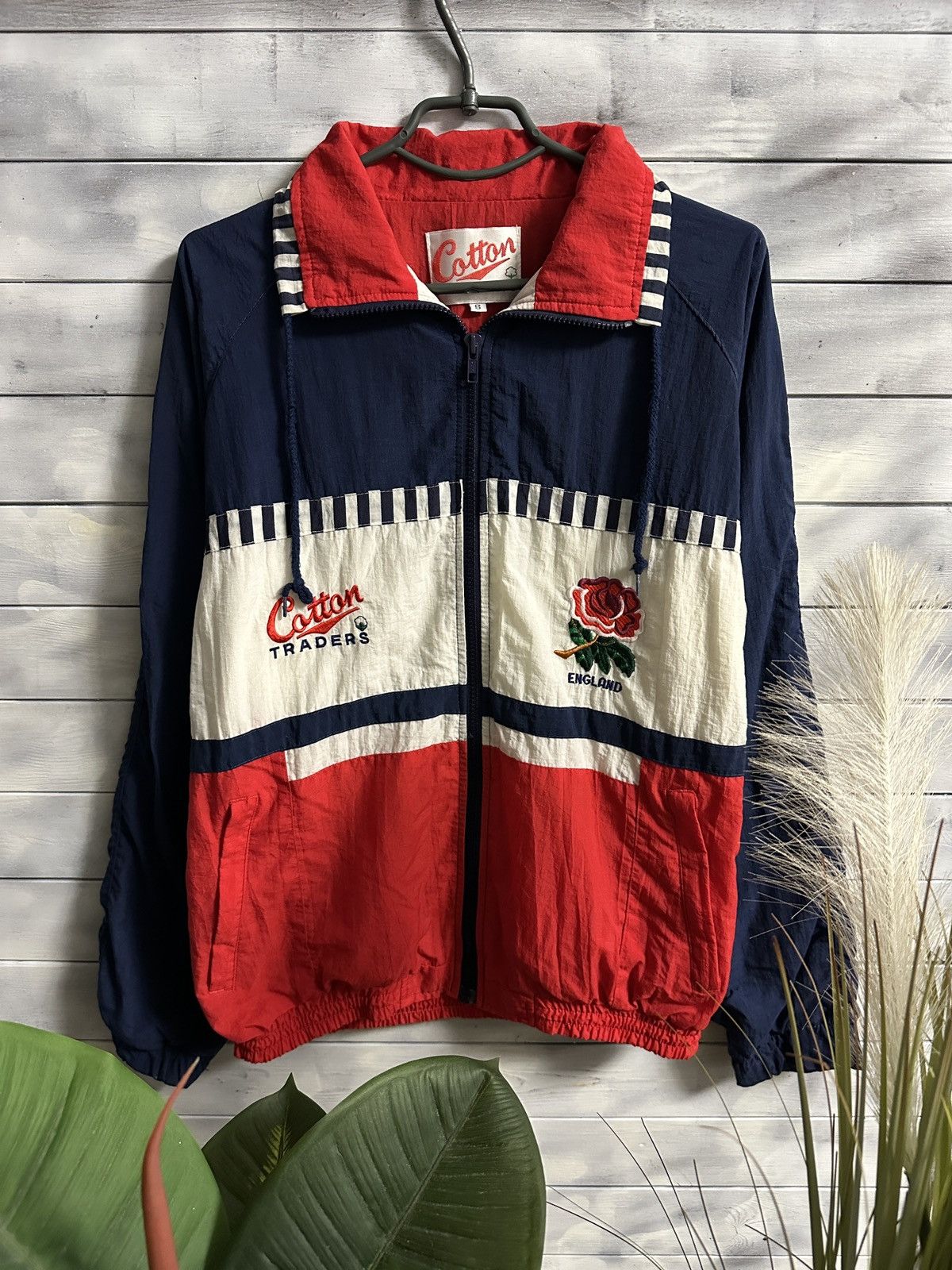Cotton Traders Rare Vintage Jacket Cotton Traders England Rugby 90’s Size US S / EU 44-46 / 1 - 1 Thumbnail