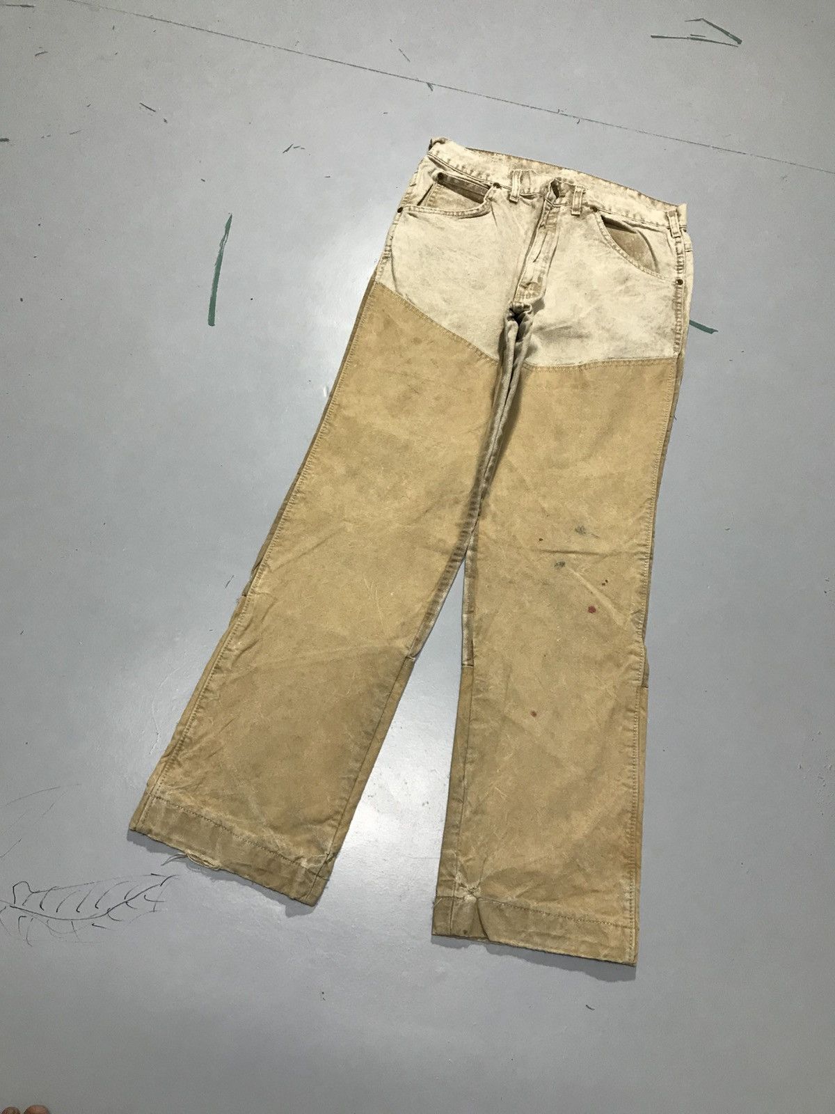 Carhartt 90’s Vintage Carhartt double knee workwear denim Size US 32 / EU 48 - 3 Thumbnail