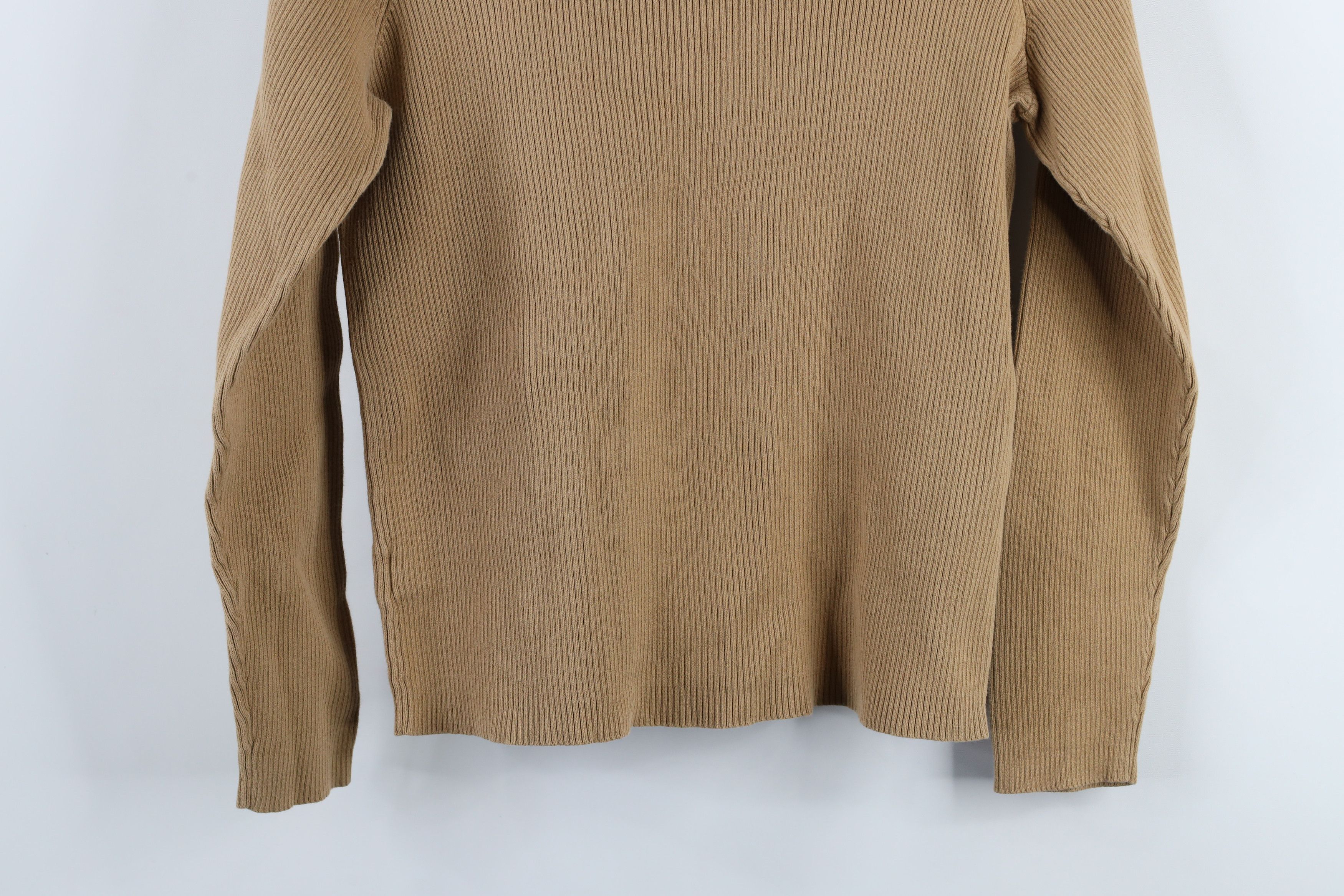 Ralph Lauren × Vintage Vintage 90s Ralph Lauren Ribbed Knit Turtleneck Sweater Size L / US 10 / IT 46 - 9 Thumbnail