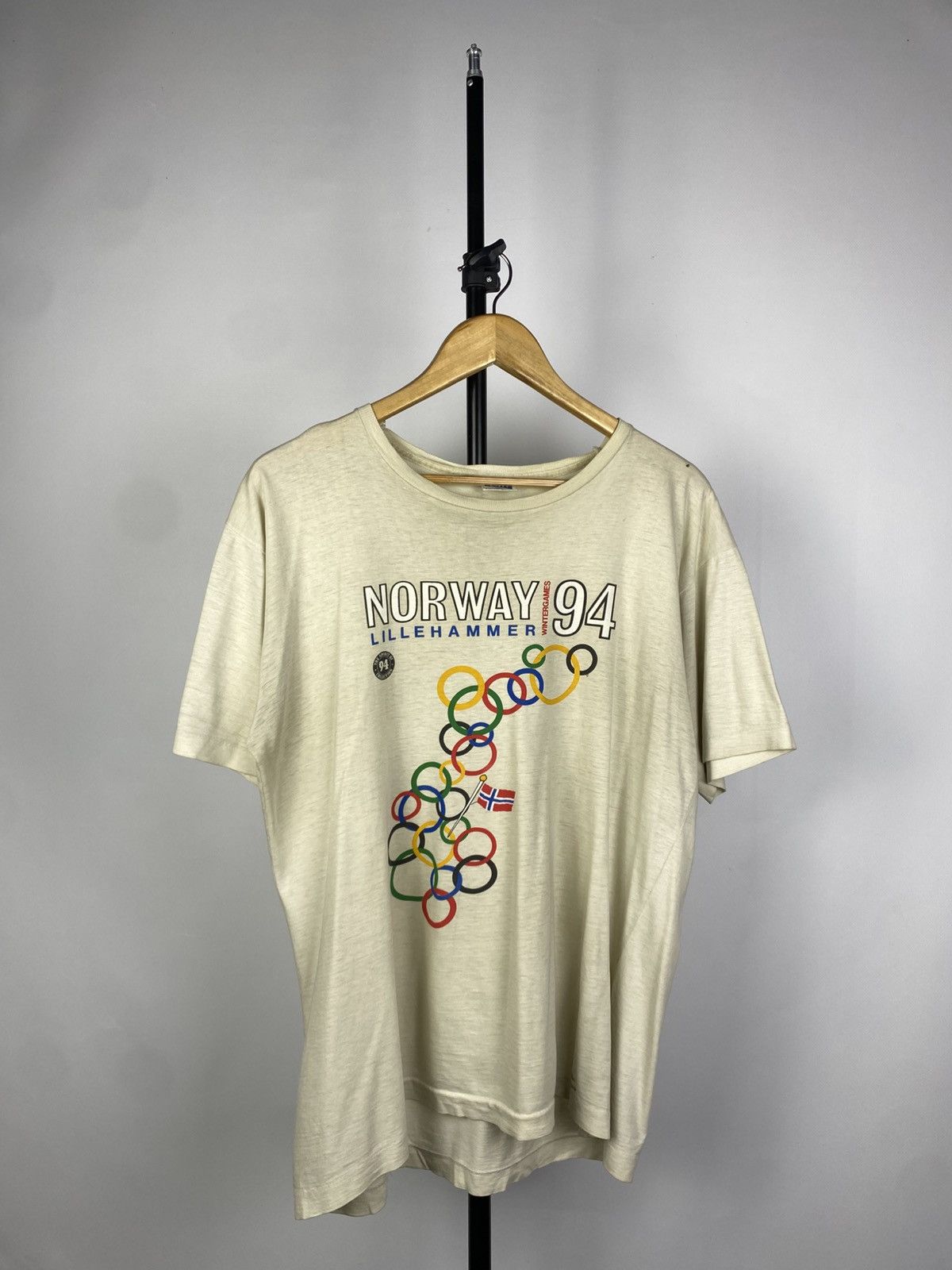 USA Olympics × Vintage Vintage rare 1994 Norway Olympics Games T-Shirt Men Size US L / EU 52-54 / 3 - 1 Thumbnail