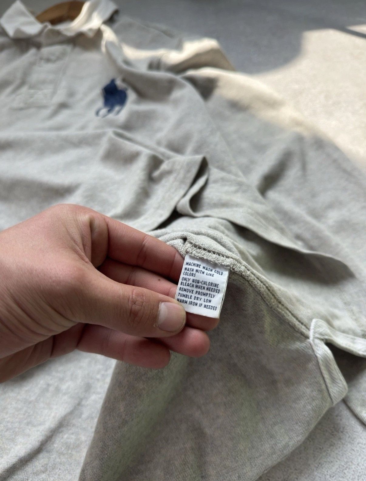 Polo Ralph Lauren Vintage Polo Ralph Lauren Number 3 Polo Rugby Long Sleeve Size US L / EU 52-54 / 3 - 11 Thumbnail