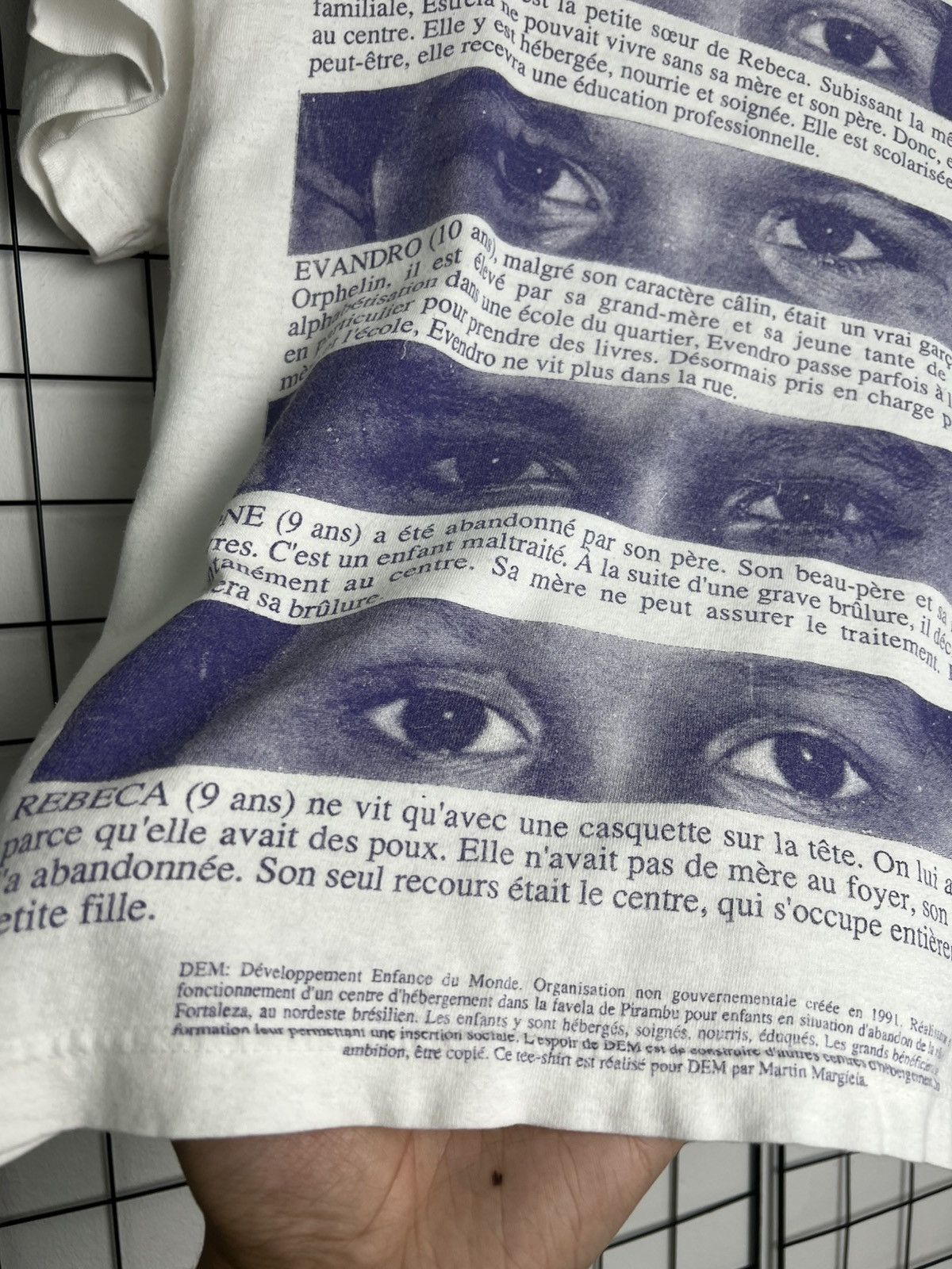Vintage Rare❗️❗️Maison Margiela Dem Charity Tee Size US S / EU 44-46 / 1 - 4 Thumbnail