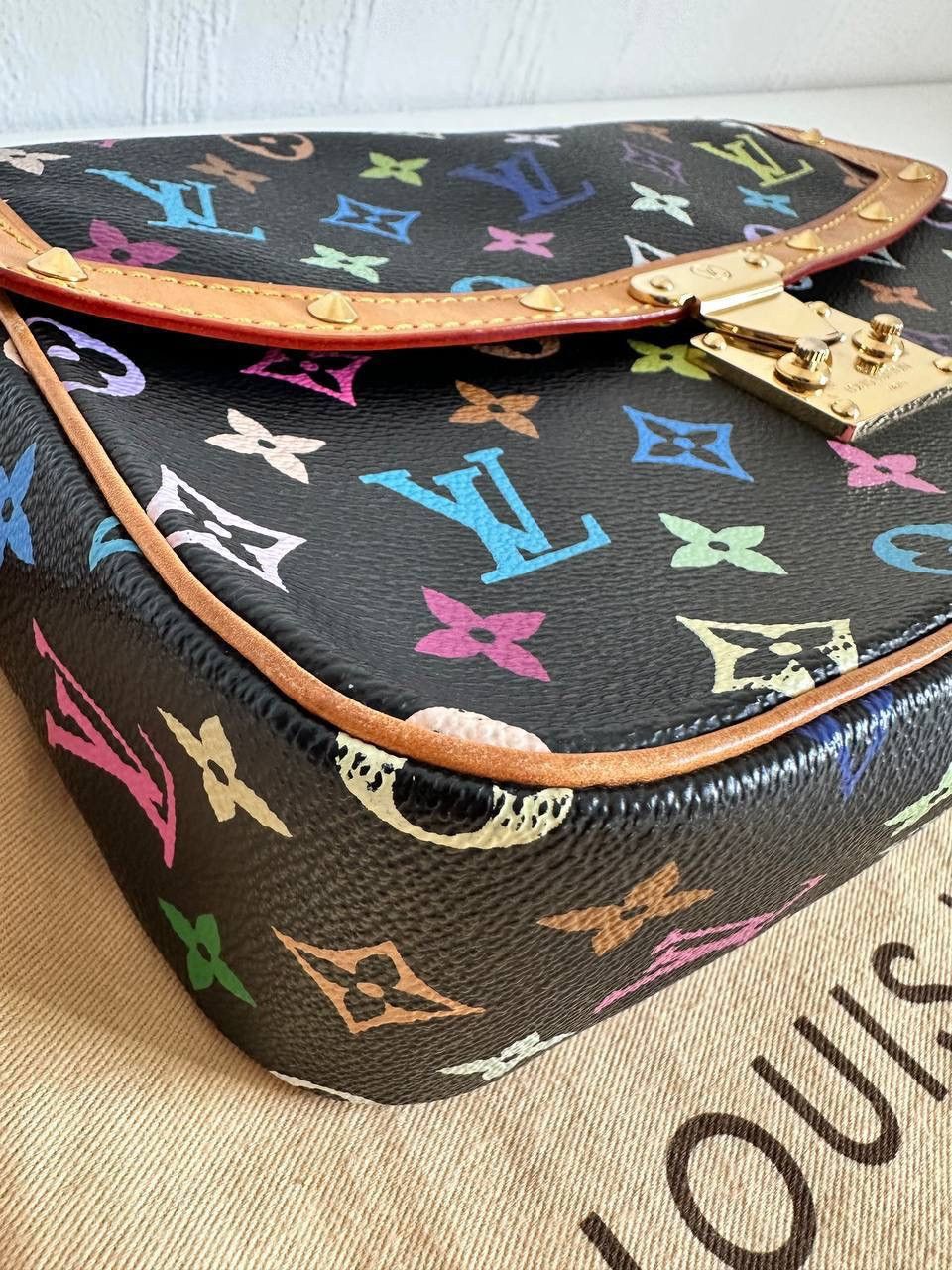 Louis Vuitton Louis Vuitton Sologne Bag Crossbody Monogram Gold Auth! Size ONE SIZE - 12 Thumbnail