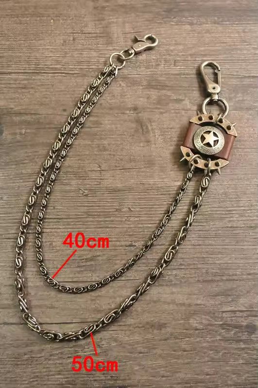 Leather Wallet Keychain Size ONE SIZE - 5 Thumbnail