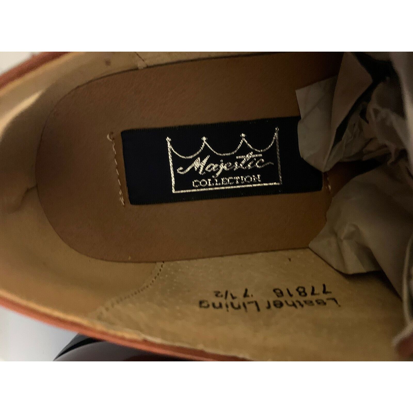 Majestic Majestic Collection Men’s Sz 7 1/2 Dress Shoes, Double Monk Size US 7.5 / EU 40-41 - 2 Thumbnail