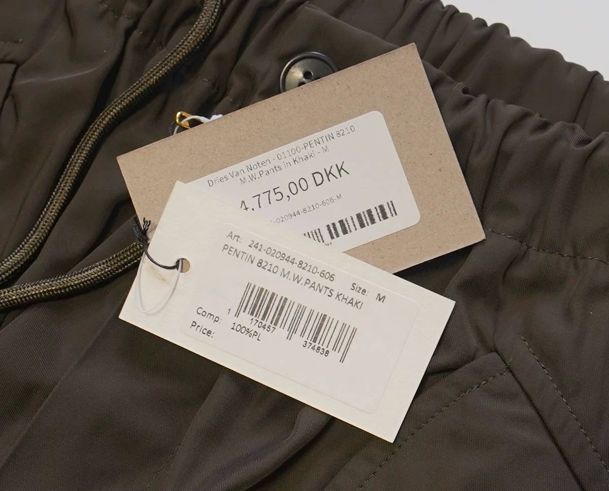 Dries Van Noten DRIES VAN NOTEN 24SS KHAKI ZIP TRACK PANTS M Size US 32 / EU 48 - 7 Thumbnail