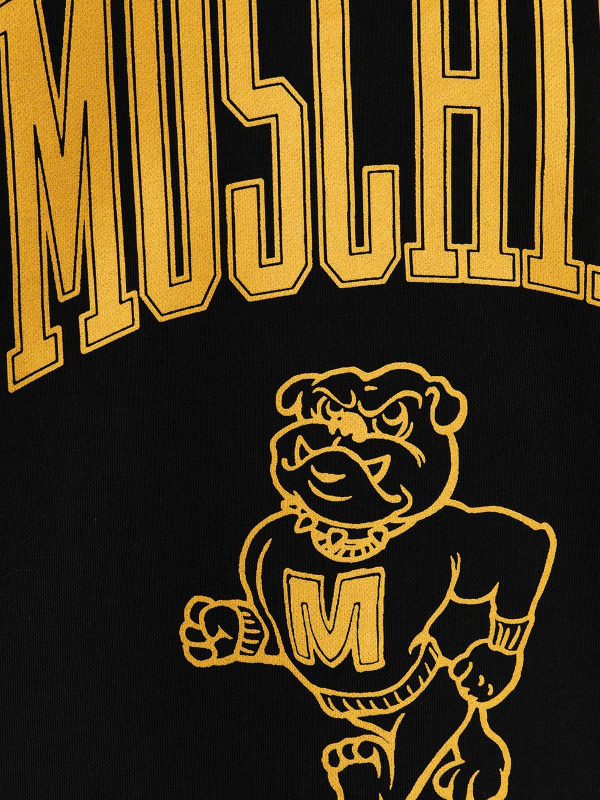 Moschino o1y0225 Logo Sweatshirt in Black Size US M / EU 48-50 / 2 - 3 Thumbnail
