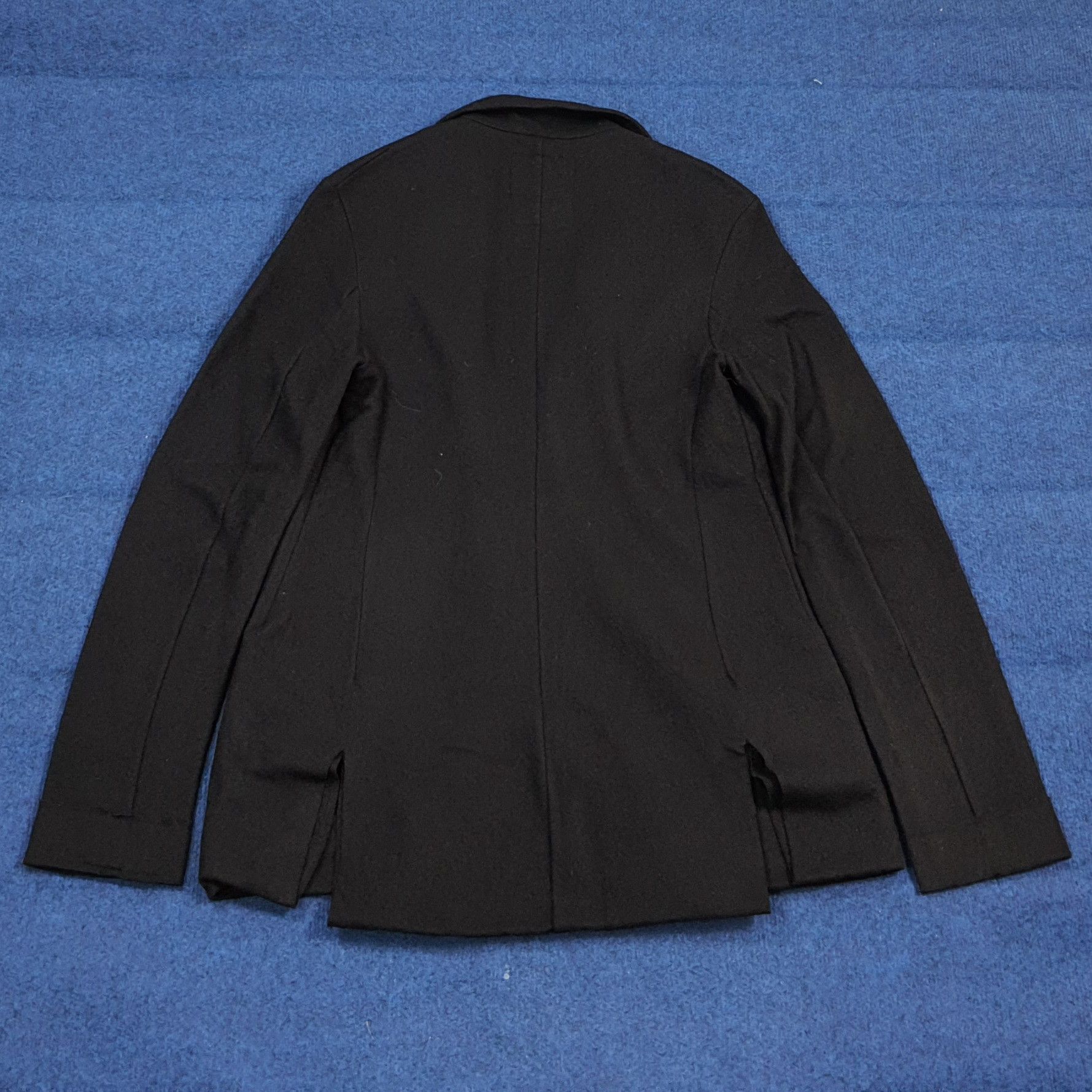 Yohji Yamamoto Vintage Y's Femme Wool Blazer Jacket Black Cat C296N28 Size XS / US 0-2 / IT 36-38 - 3 Thumbnail
