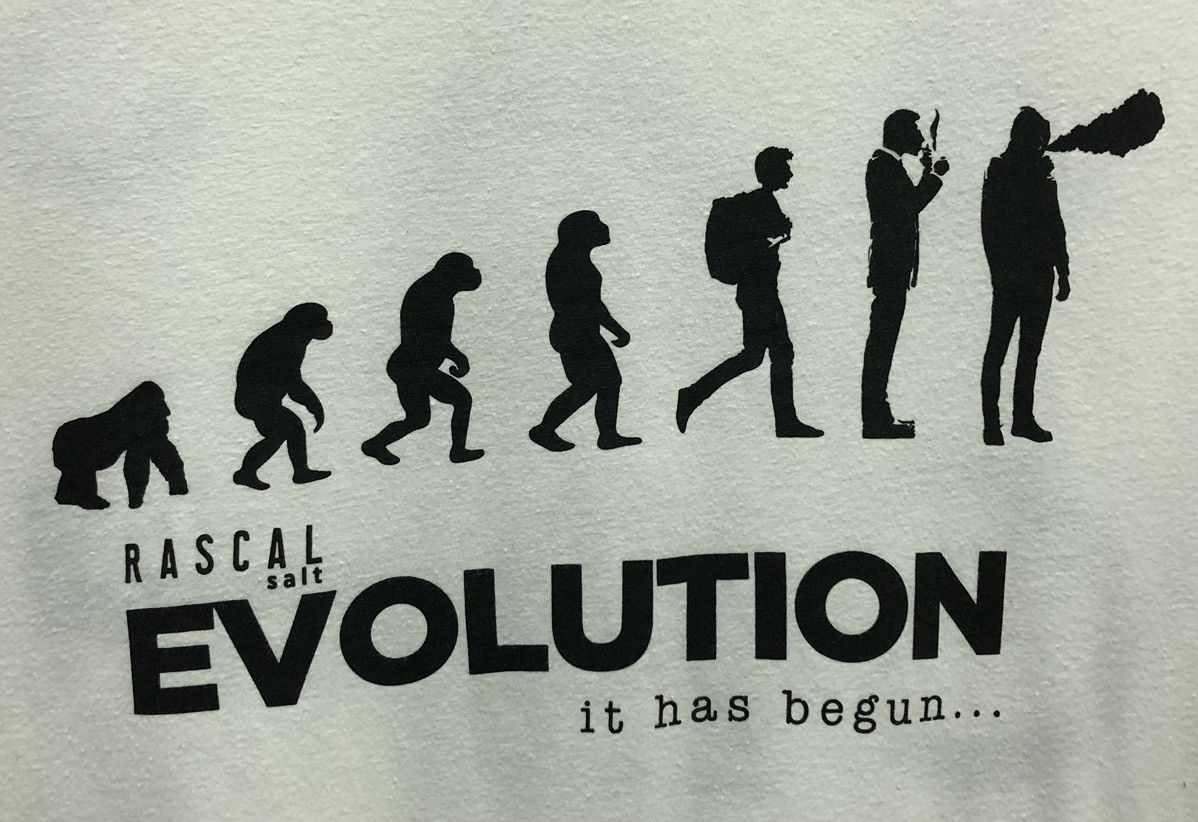 Vintage Vintage Rascal Salt Evolution It Has Begun T-Shirt Size US XL / EU 56 / 4 - 3 Thumbnail