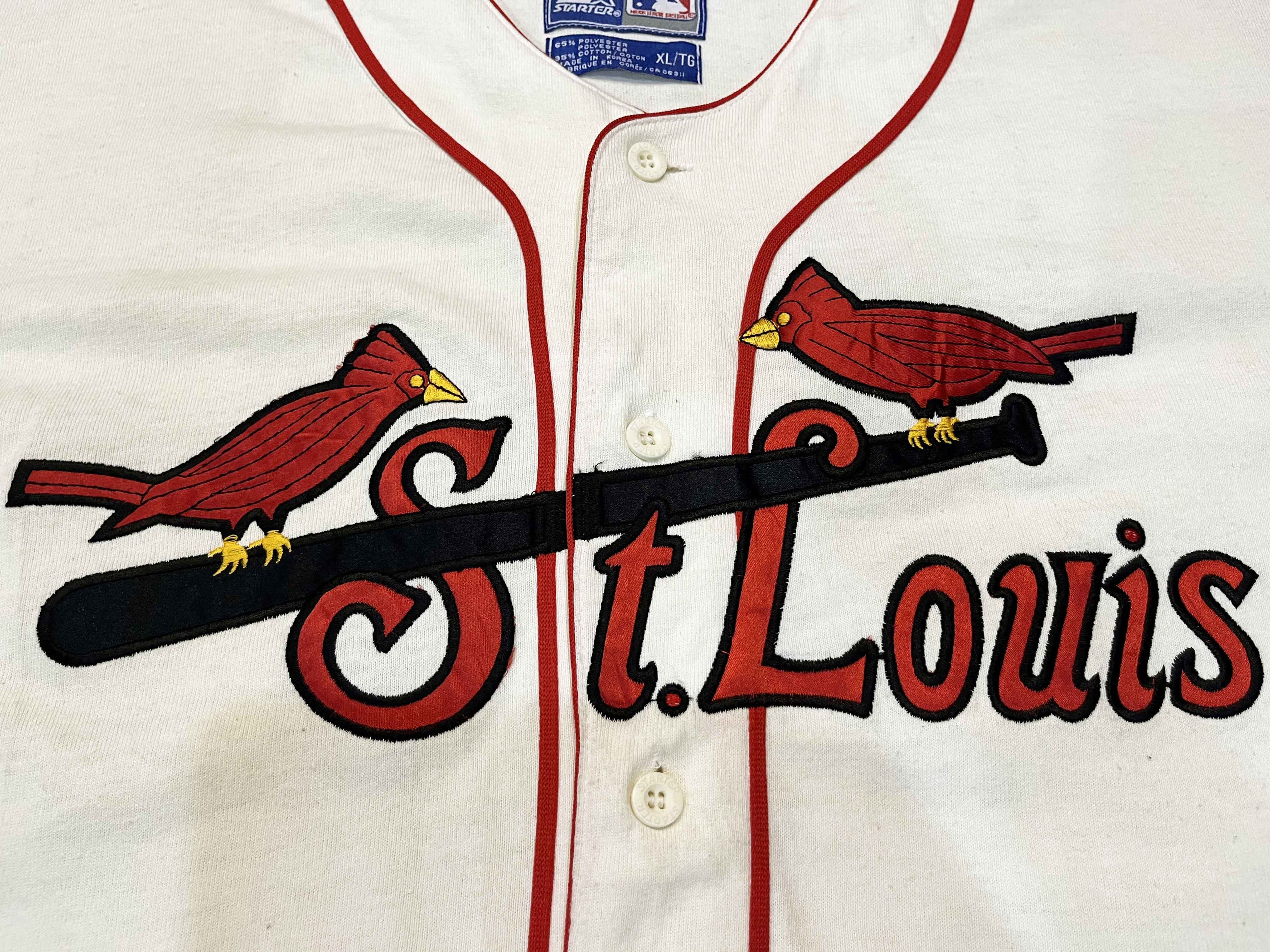 Starter × Vintage Vintage Starter MLB St. Louis Cardinals Baseball Jersey Size US XL / EU 56 / 4 - 2 Thumbnail