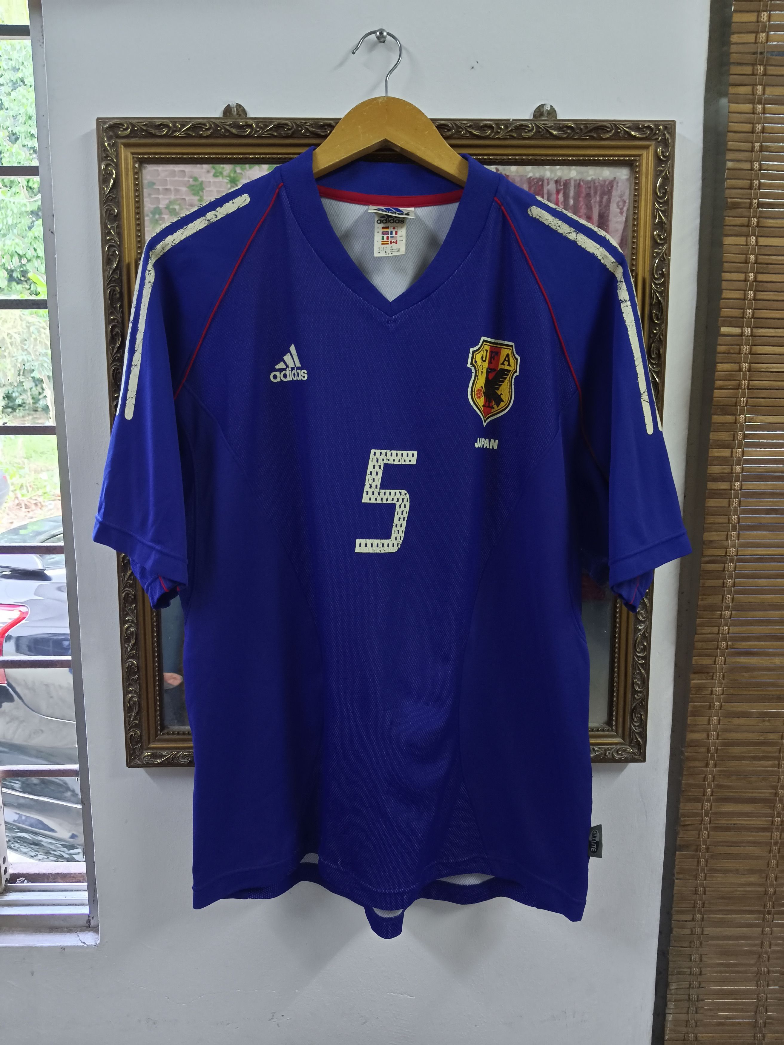 Adidas × Vintage JAPAN JFA VINTAGE 2000s NO 5 JERSEY INAMOTO Size US L / EU 52-54 / 3 - 1 Thumbnail