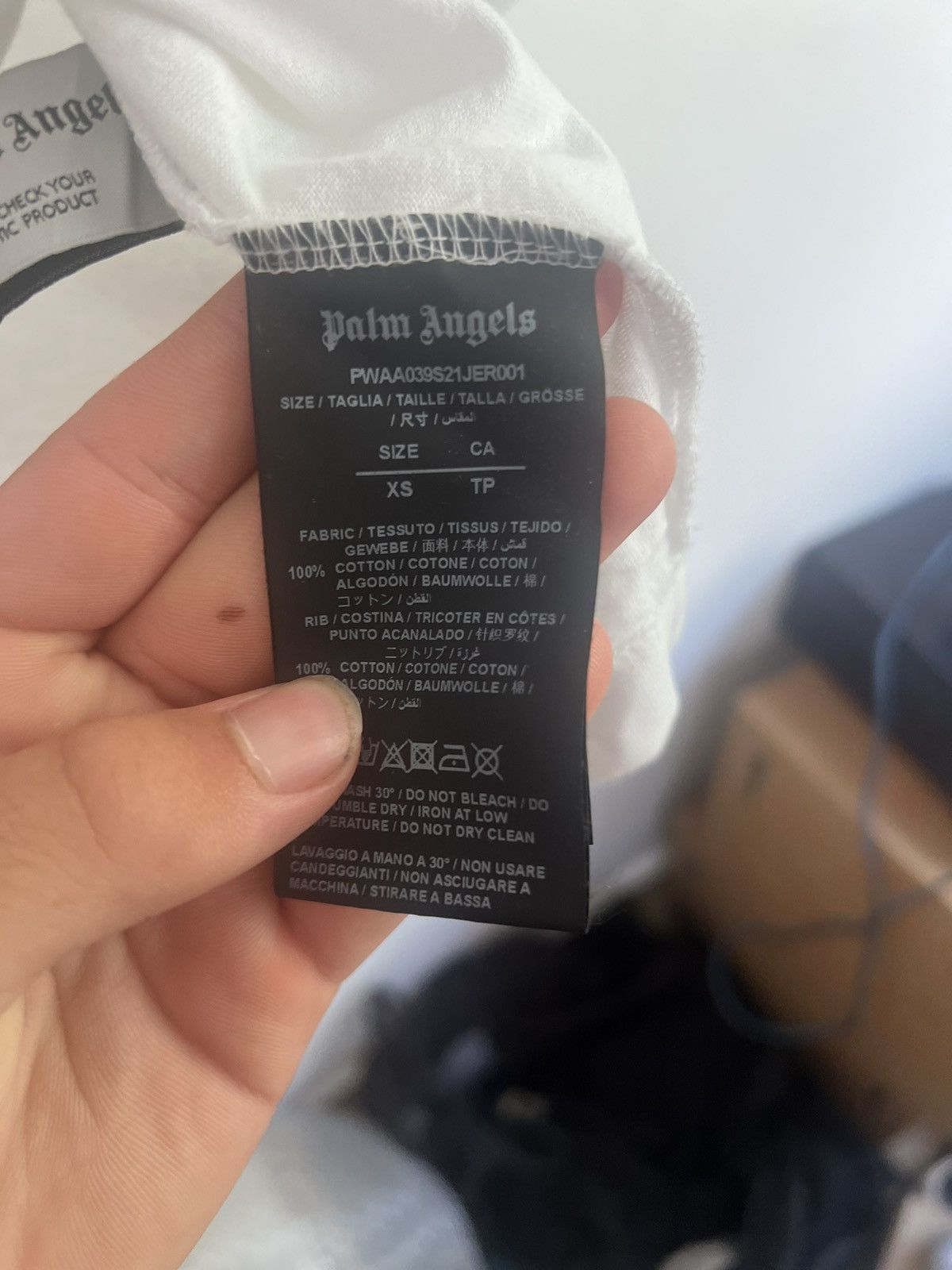 Palm Angels Palm angels sprayed Malibu Logo TEE Size US S / EU 44-46 / 1 - 7 Thumbnail
