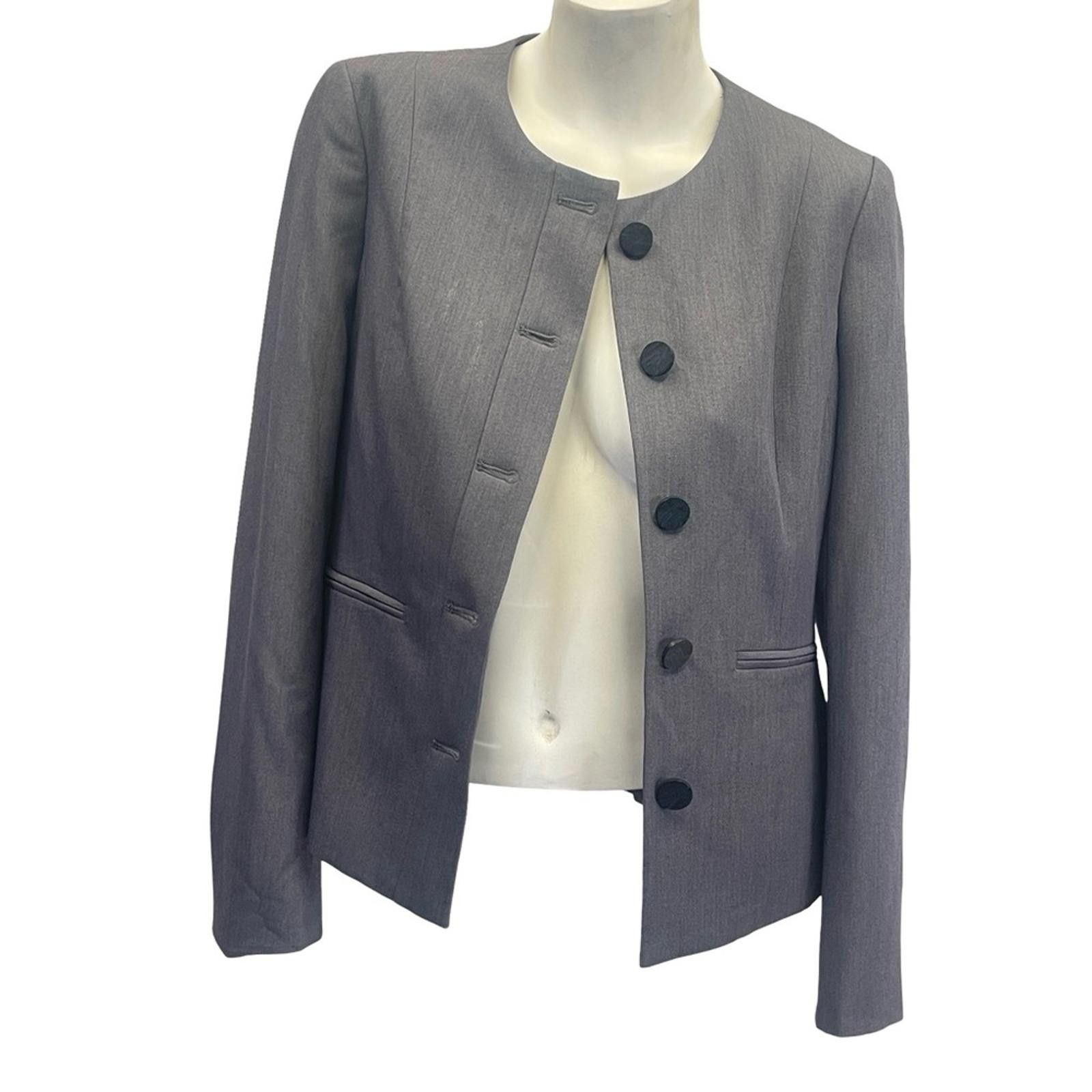G2000 Elegant G2000 Gray Slim Fit Women's Jacket - Mint Condition Size M / US 6-8 / IT 42-44 - 2 Thumbnail