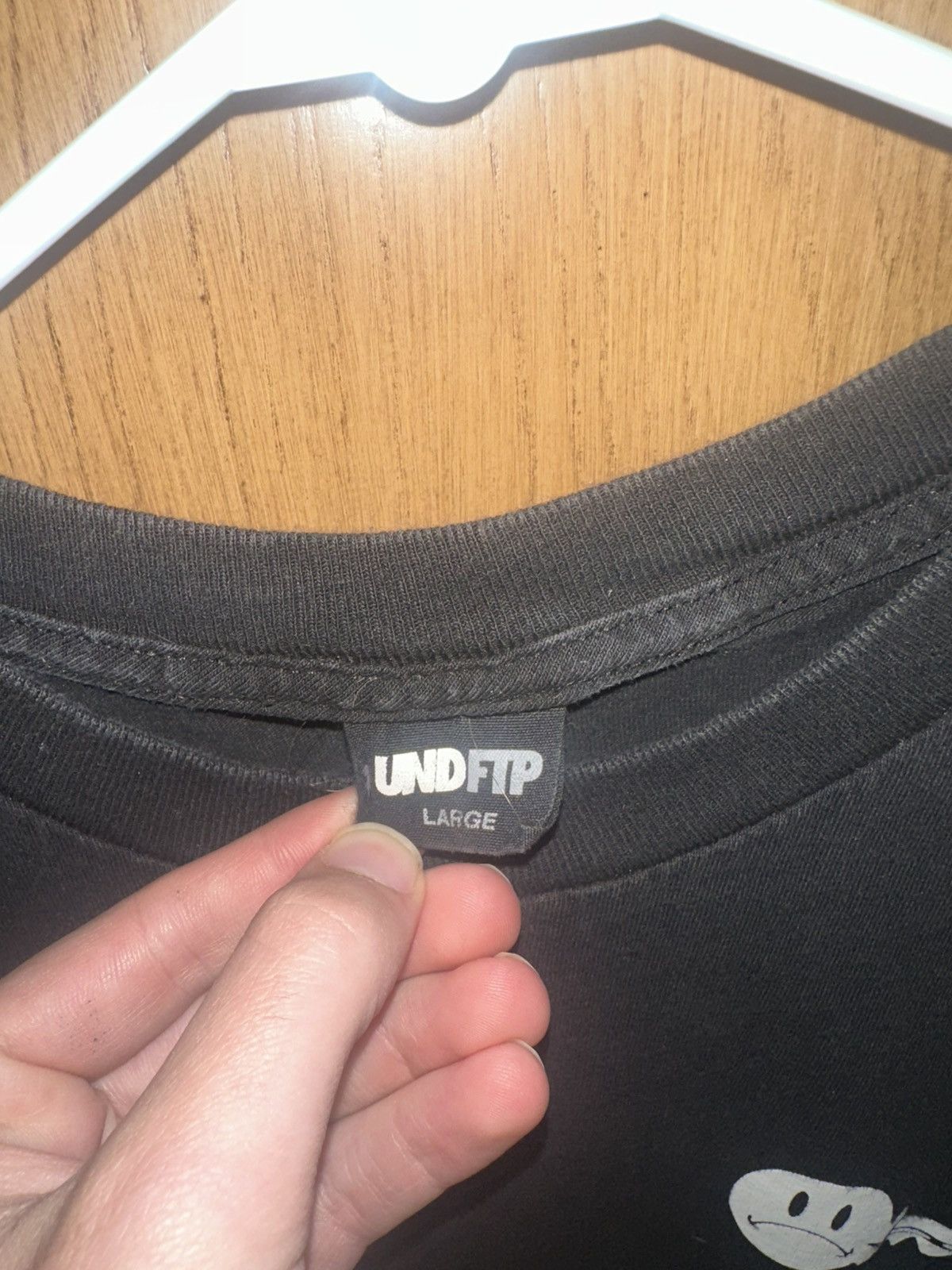 Fuck The Population × Undefeated Sad Smiley Face Key FTP x Undefeated Tee Size US L / EU 52-54 / 3 - 4 Thumbnail