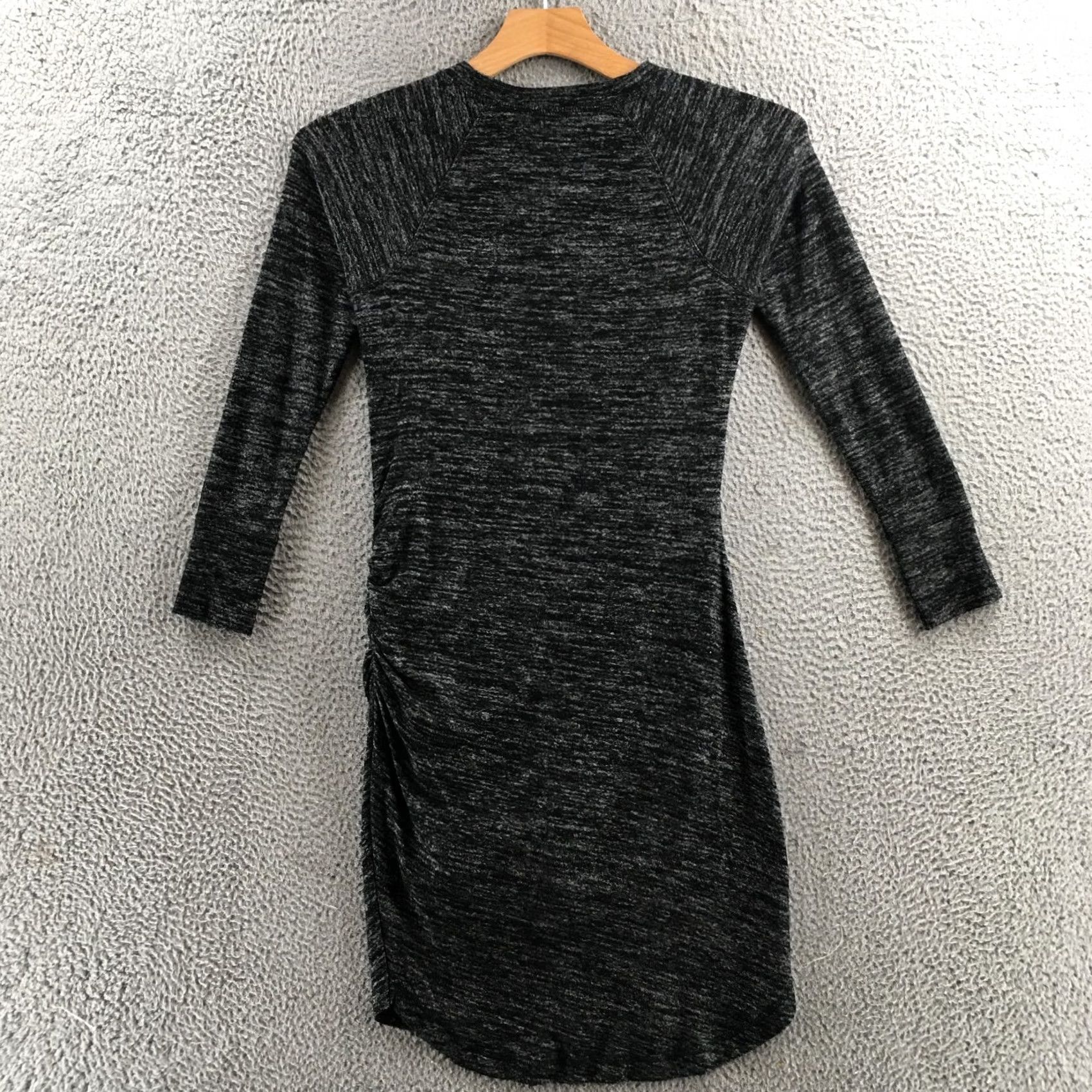 Banana Republic Banana Republic Dress Womens Small Black Crew Neck Long Sleeves Pullover Midi Size S / US 4 / IT 40 - 7 Thumbnail