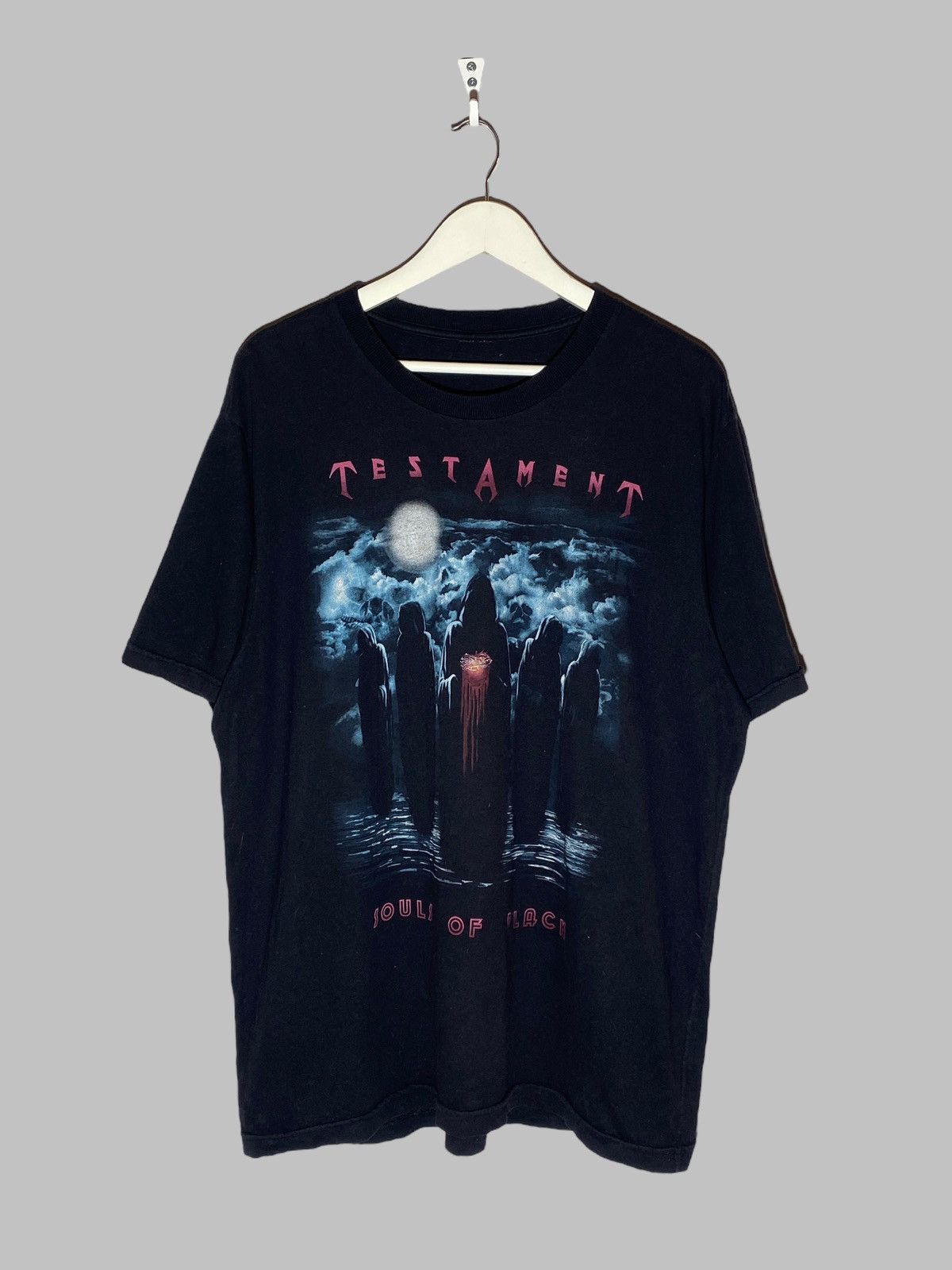 Band Tees × Vintage Vintage Testament Souls of Black Graphic Print Black Tee Size US L / EU 52-54 / 3 - 1 Thumbnail