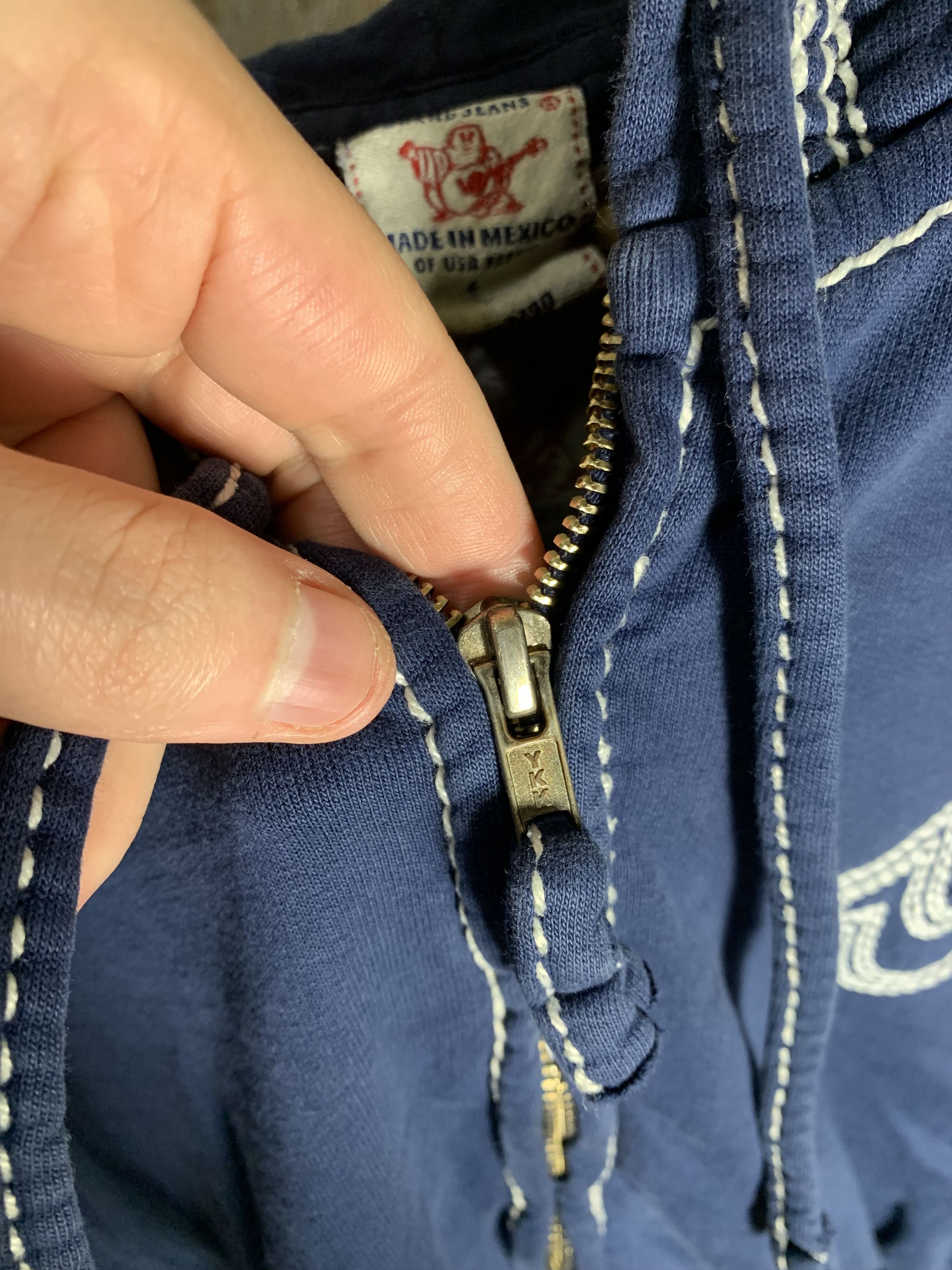 True Religion VINTAGE TRUE RELIGION DESIGNER ZIP HOODIE JAKCET RETRO Y2K Size US L / EU 52-54 / 3 - 9 Thumbnail