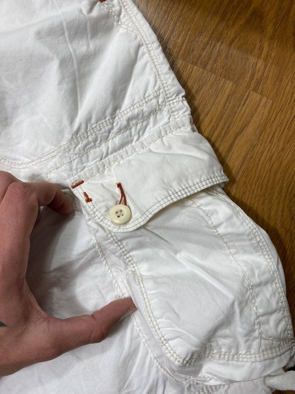 Japanese Brand × Polo Ralph Lauren Gothicana Y2K Bondage Gothic Multipocket Cargo Shorts Size US 30 / EU 46 - 10 Thumbnail