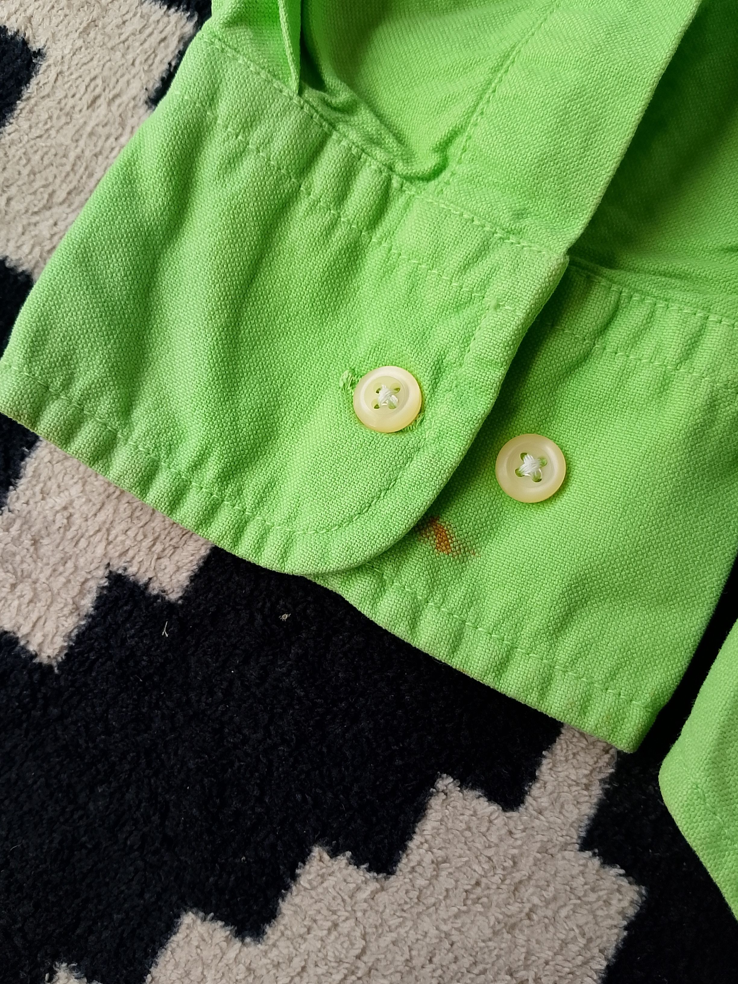 Tommy Hilfiger Vintage Tommy Hilfiger Lime Green Oxford Button Down Shirt Size US M / EU 48-50 / 2 - 8 Thumbnail
