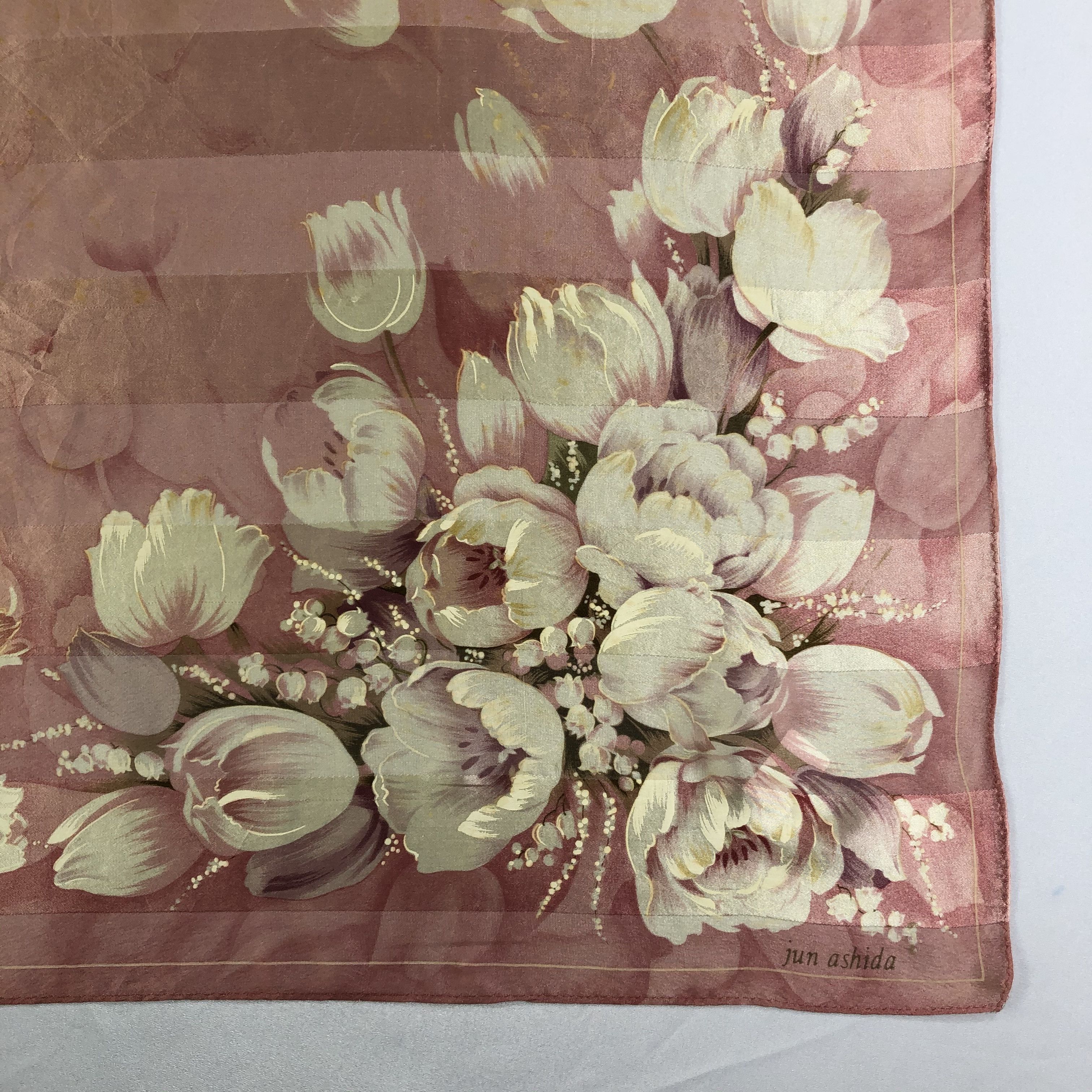 Vintage Vintage Jun Ashida Silk Scarf Size ONE SIZE - 3 Thumbnail