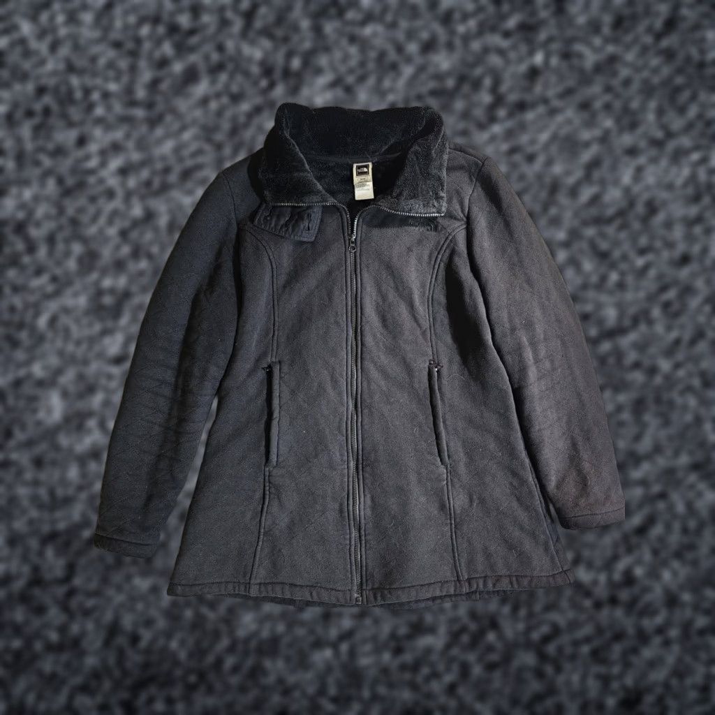 The North Face The North Face Jacket Women XL Black Quilted Fleece Lined Full Zip Argyle/Diamond Outdoor Fall Winter Size XL / US 12-14 / IT 48-50 - 1 Thumbnail