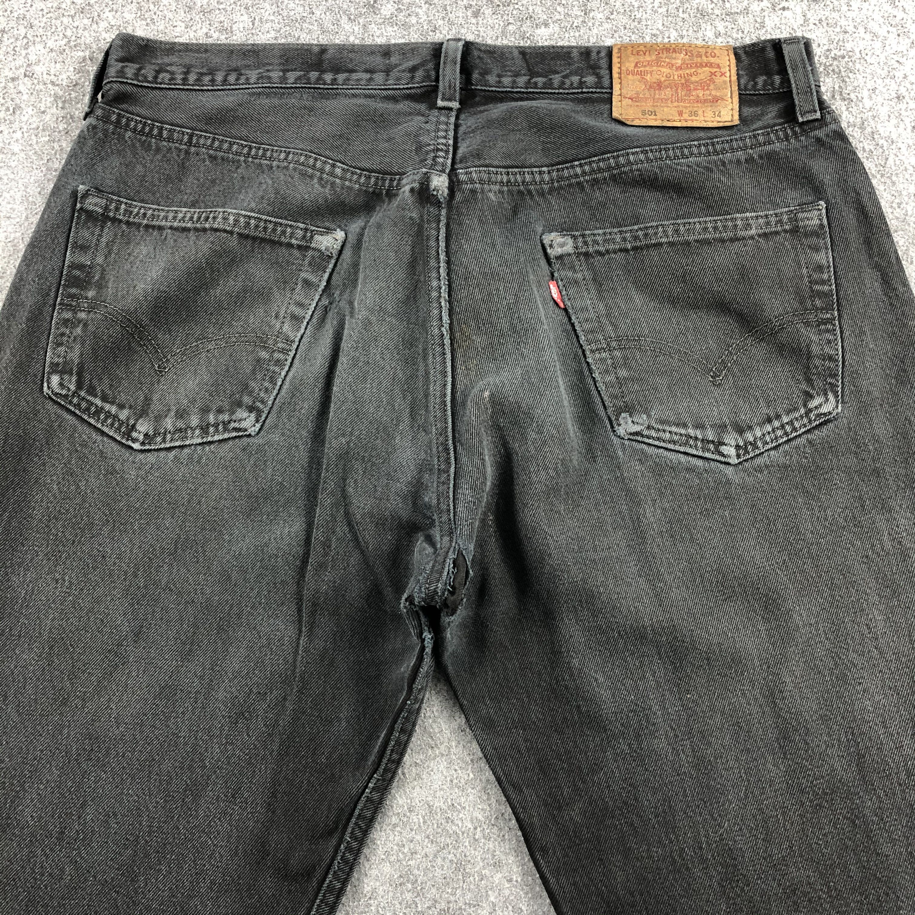 Levi's Vintage 90s Levis 501 Earth Tone Jeans-J1454 Size US 36 / EU 52 - 4 Thumbnail