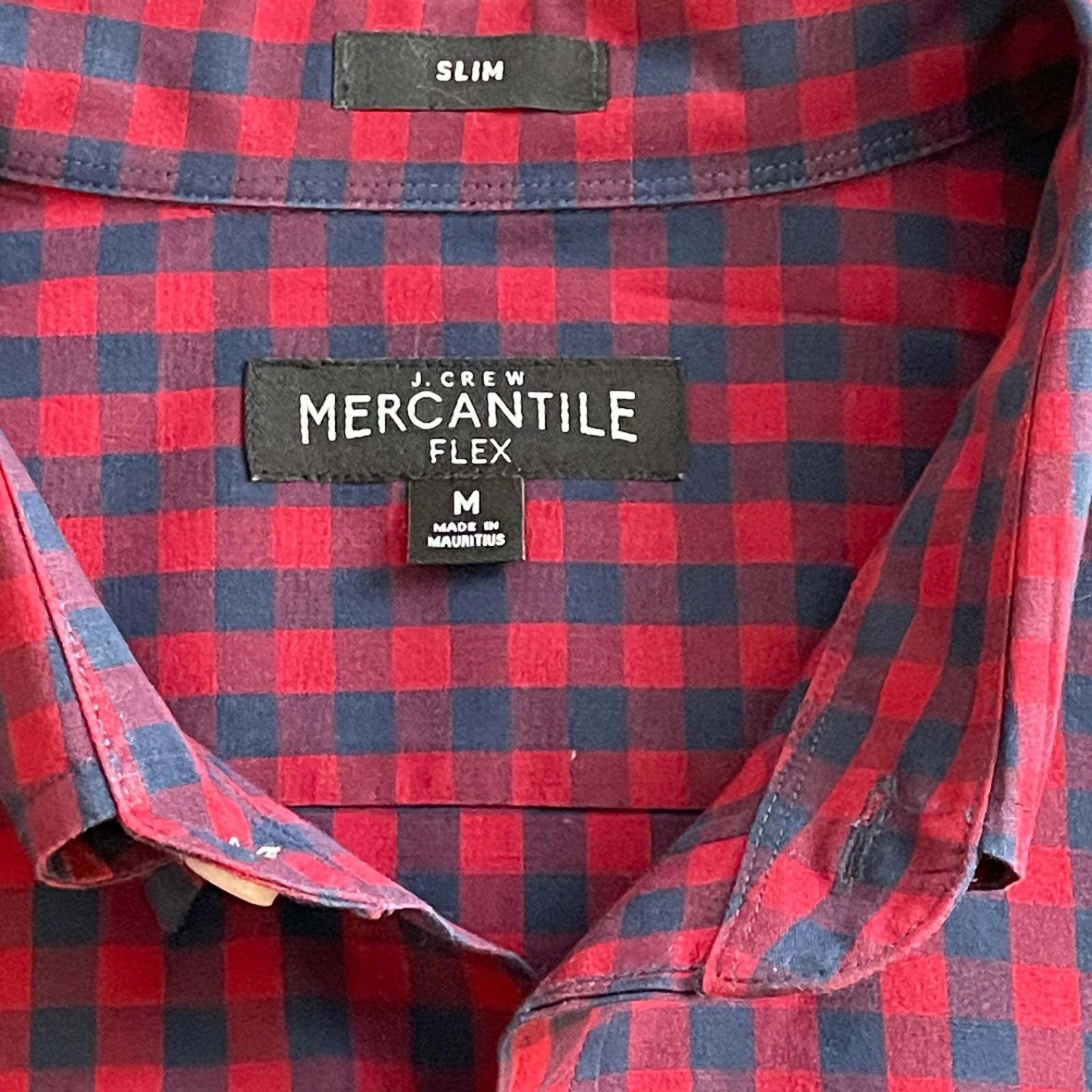 J.Crew J Crew Men's MEDIUM Mercantile Flex Shirt Slim Fit CLEAN! Size US M / EU 48-50 / 2 - 4 Thumbnail