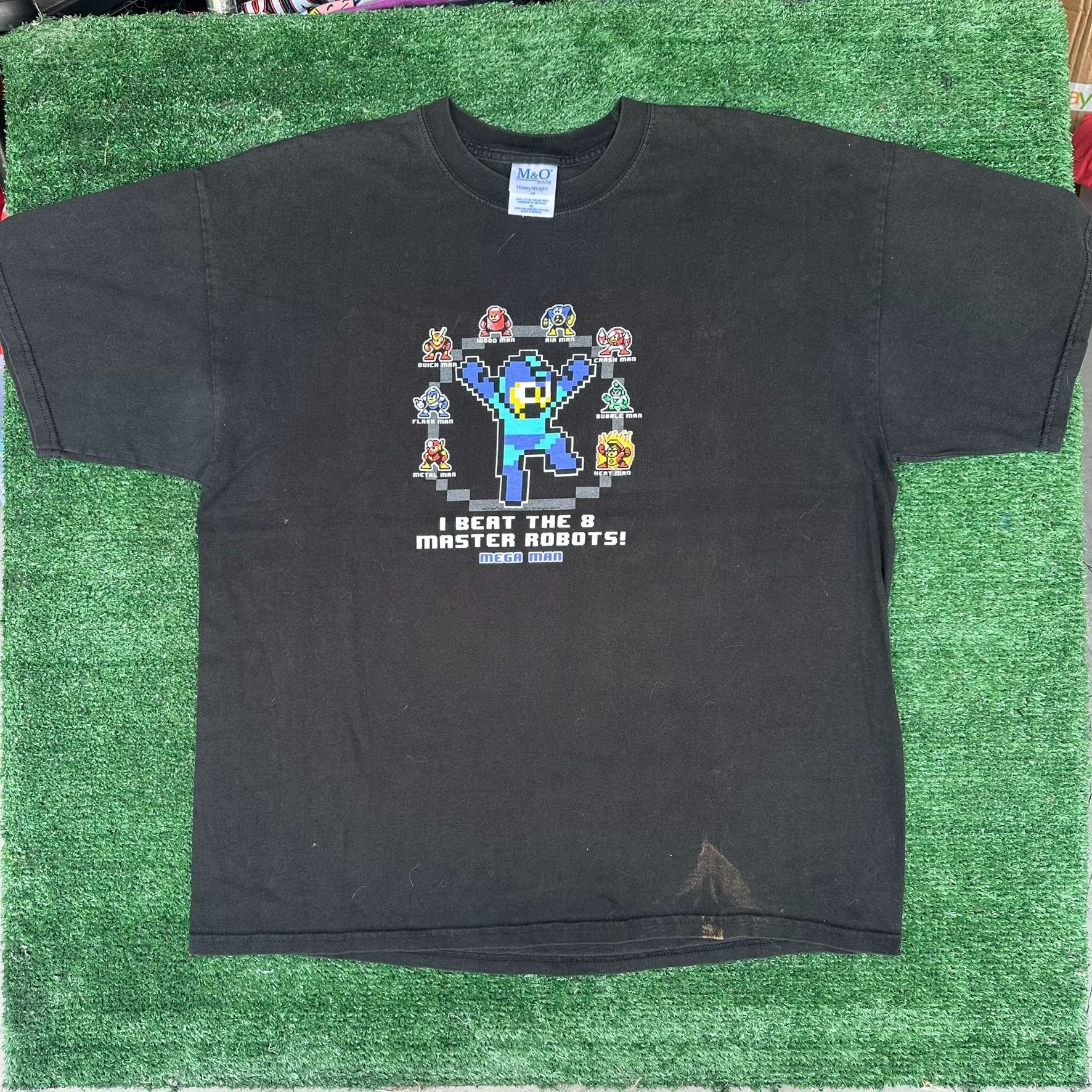 Vintage Vintage Y2K Megaman Master Robots T-Shirt Black XL 2004 Game Size US XL / EU 56 / 4 - 1 Thumbnail