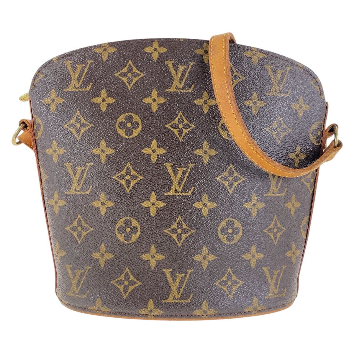 Louis Vuitton Louis Vuitton Monogram Drouot Shoulder Bag M51290 Canvas Crossbody Bag M51290 in Brown, Women's