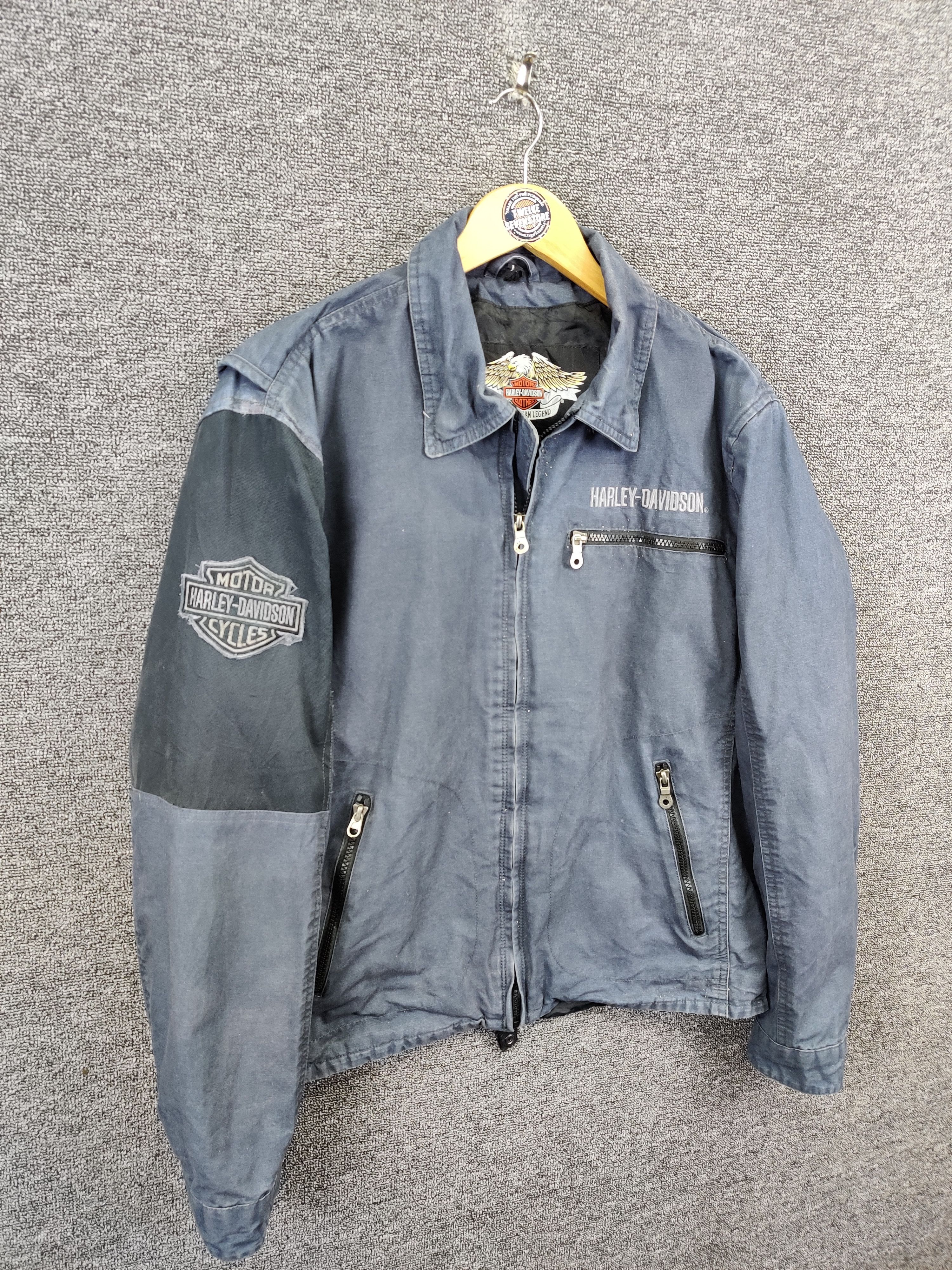 Harley Davidson Vintage Harley Davidson Embroidery Motorcycle Jacket Size US M / EU 48-50 / 2 - 8 Thumbnail